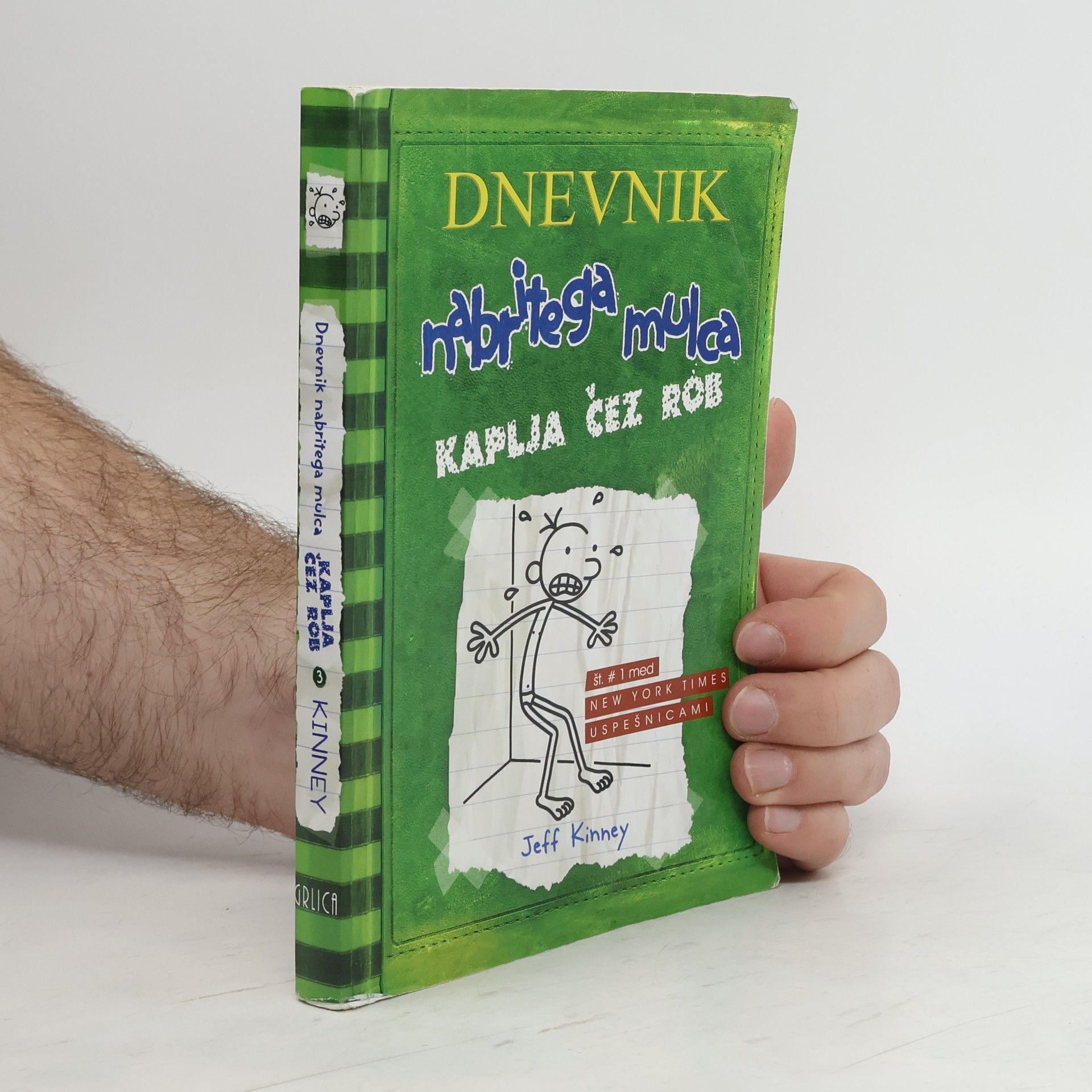 Jeff Kinney Kaplja čez rob