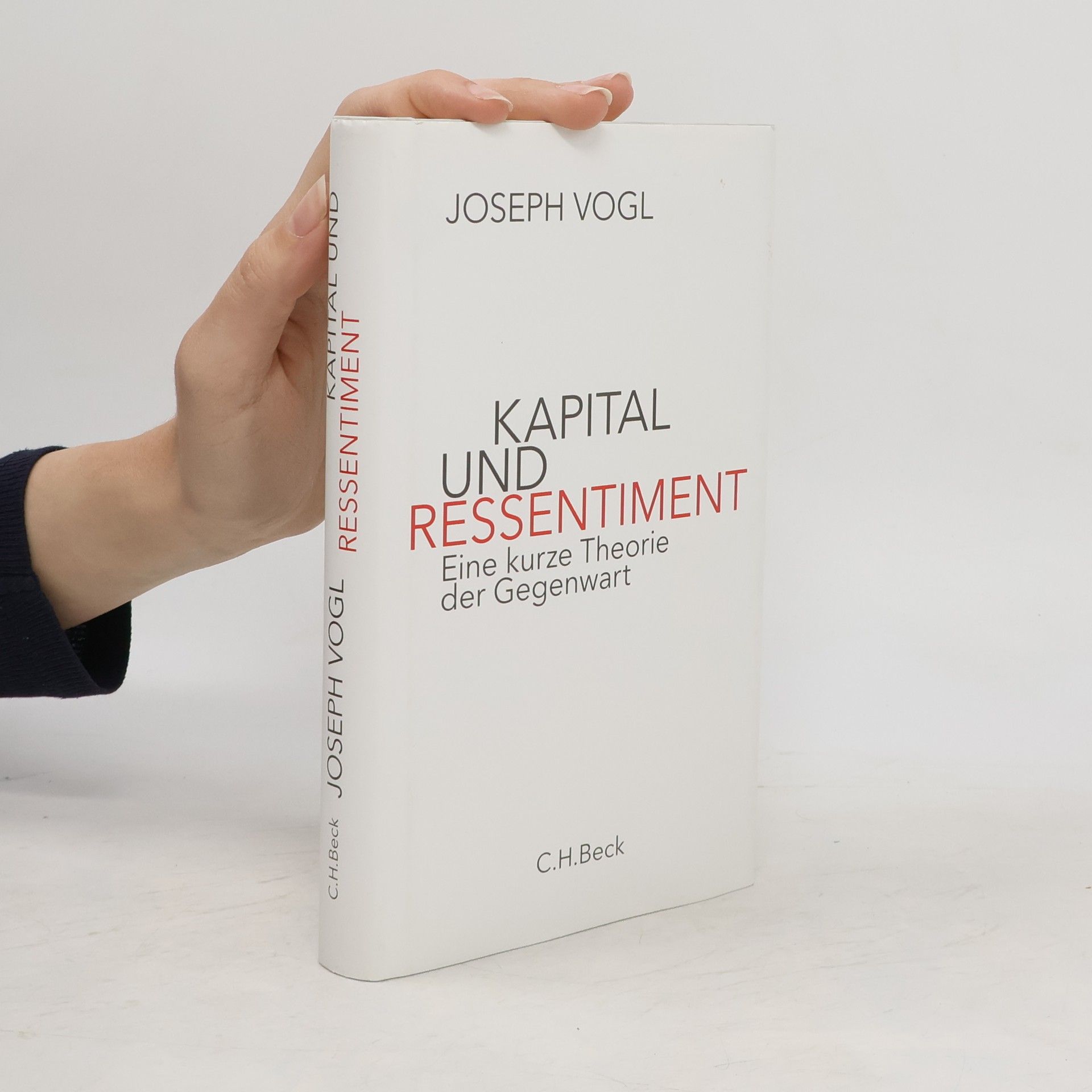 Joseph Vogl Kapital und Ressentiment
