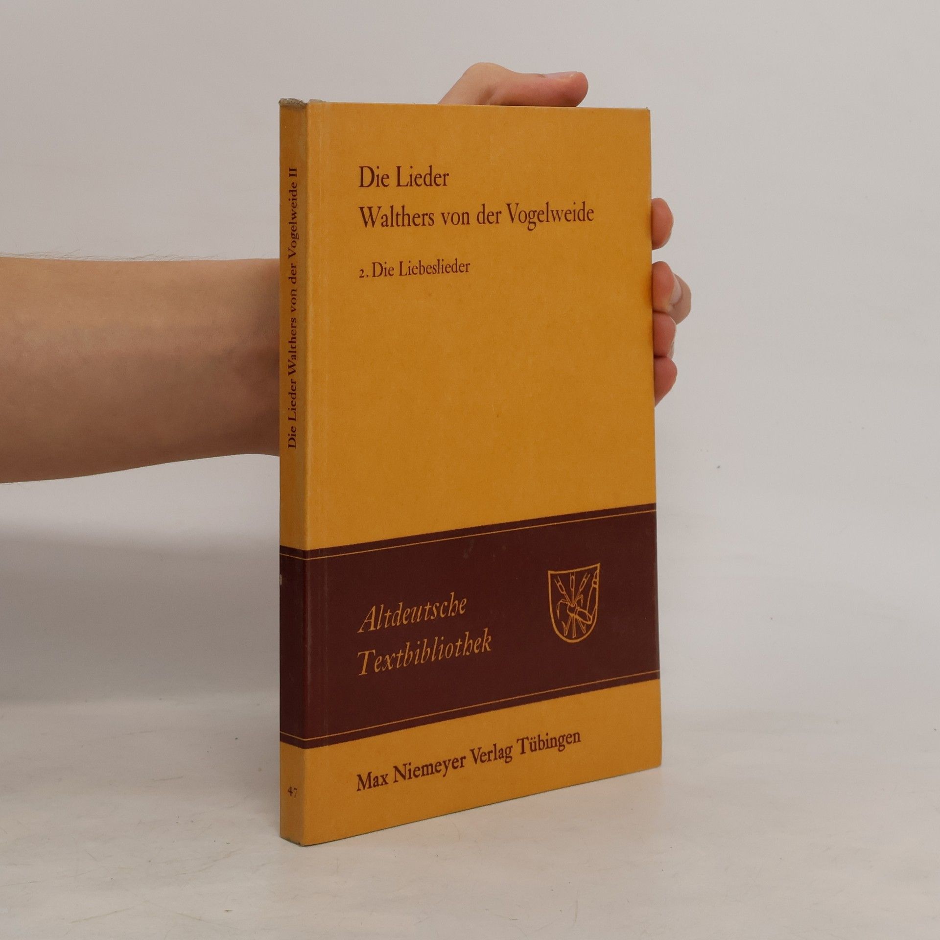 Walther von der Vogelweide Die Lieder Walthers von der Vogelweide