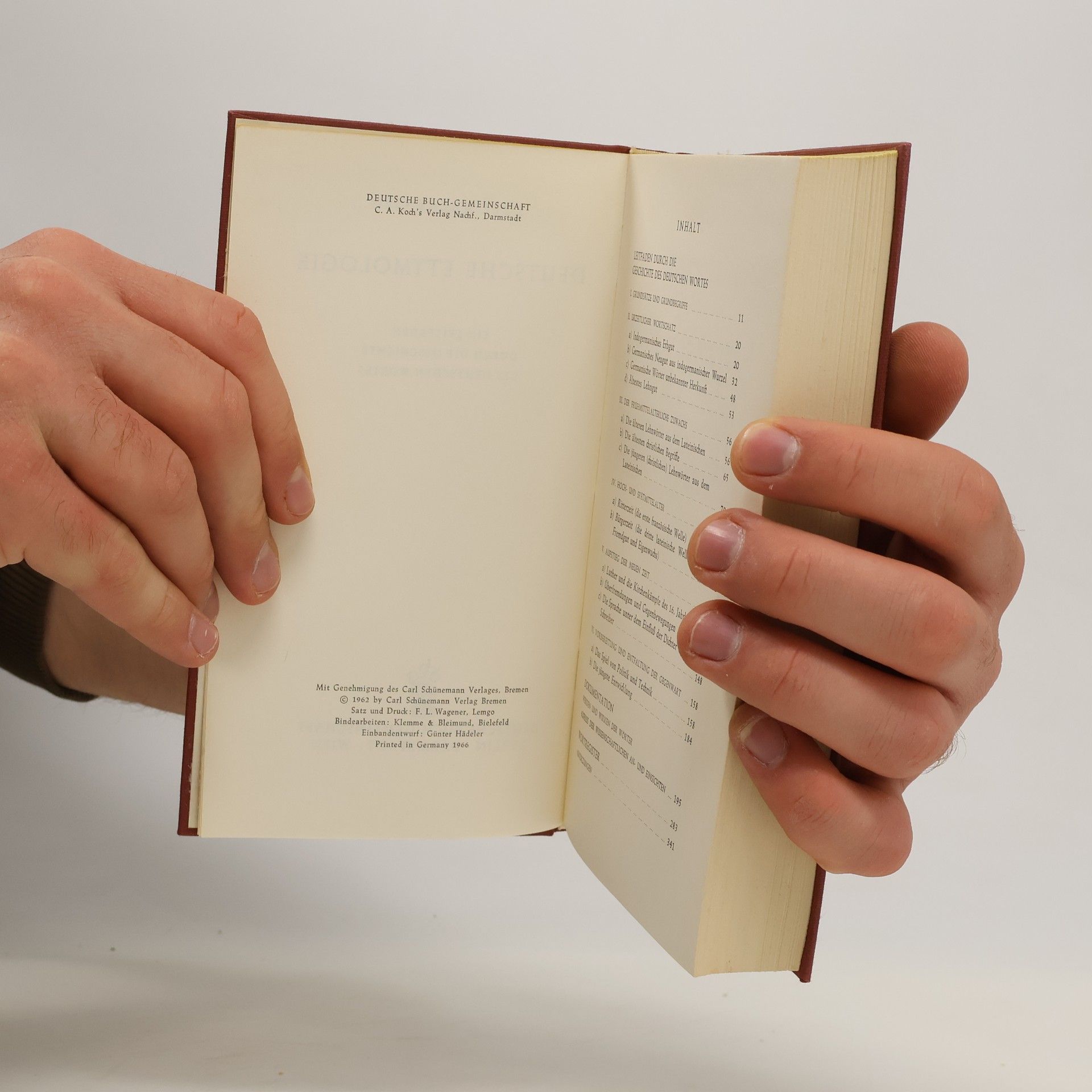 Lutz Mackensen Deutsche etymologie