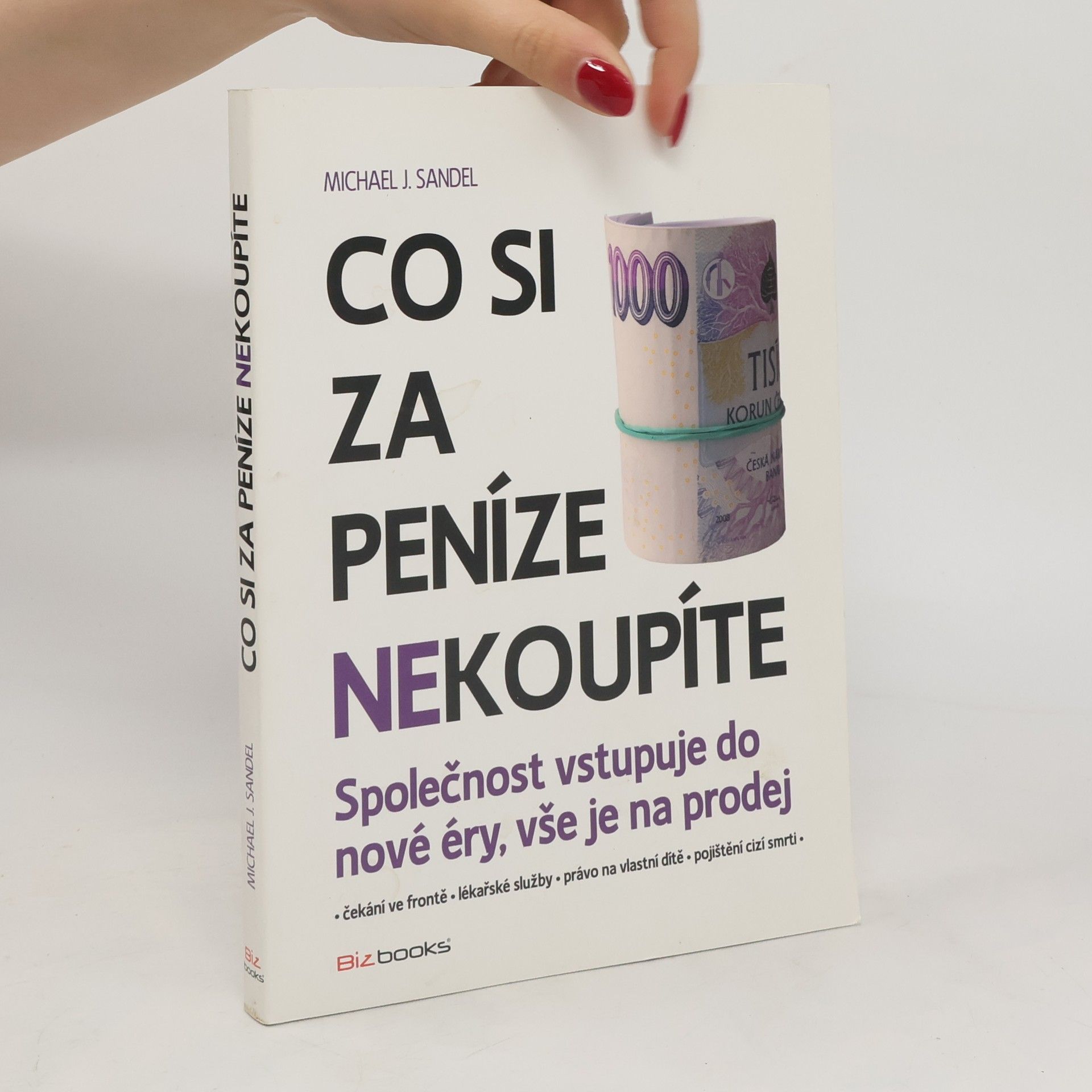 Michael Sandel Co si za peníze (ne)koupíte. Společnost vstupuje do nové éry, vše je na prodej
