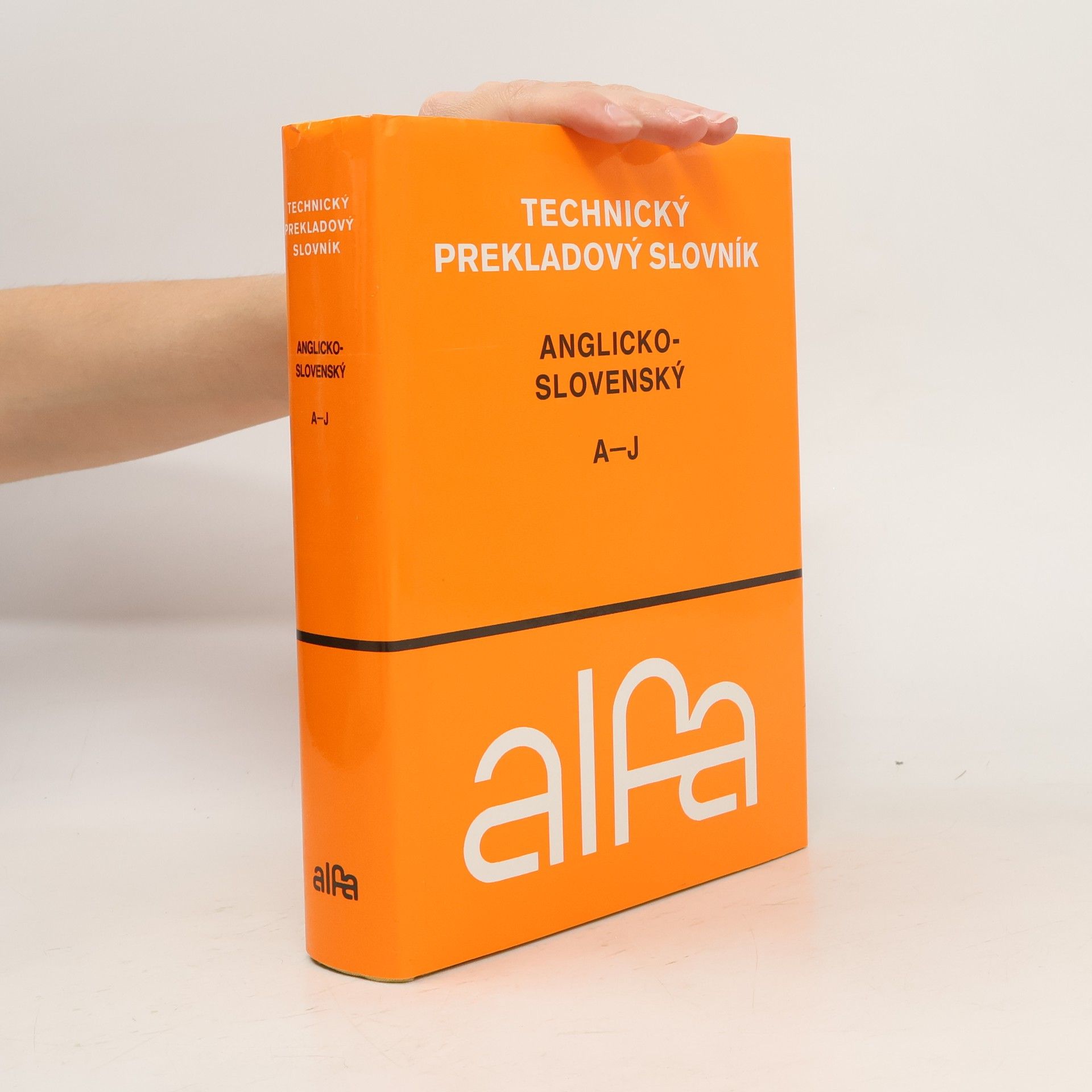 AA.VV. Technický prekladový slovník anglicko-slovenský A-J