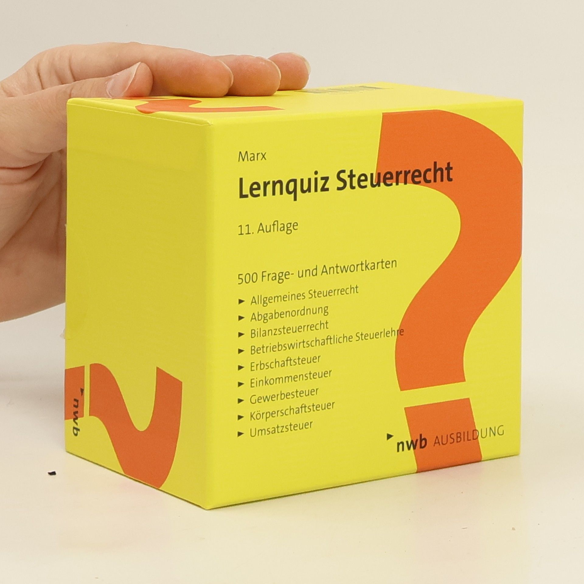 Arne Marx Lernquiz Steuerrecht