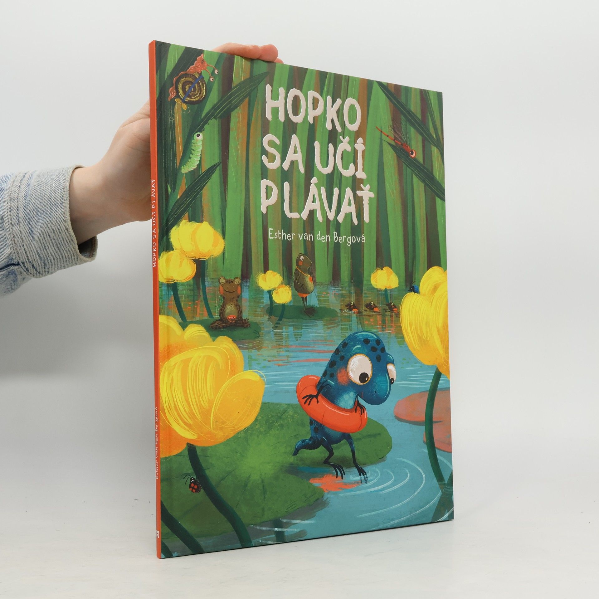 Esther van Eijk Hopko sa učí plávať