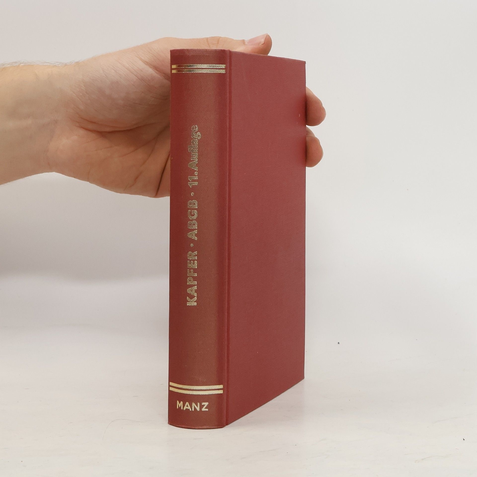 Hans Kapfer Das allgemeine bürgerliche Gesetzbuch