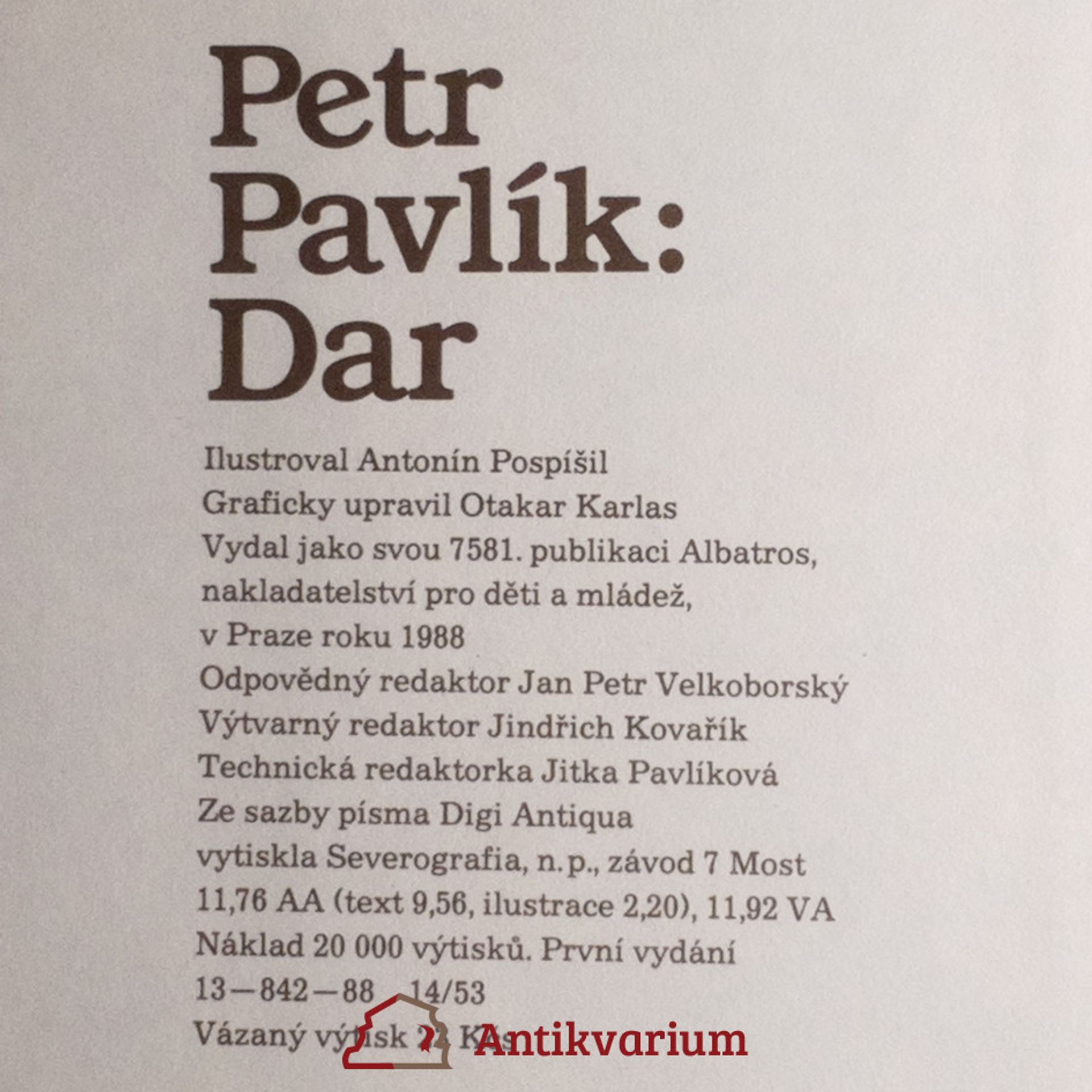 Petr Pavlík Dar
