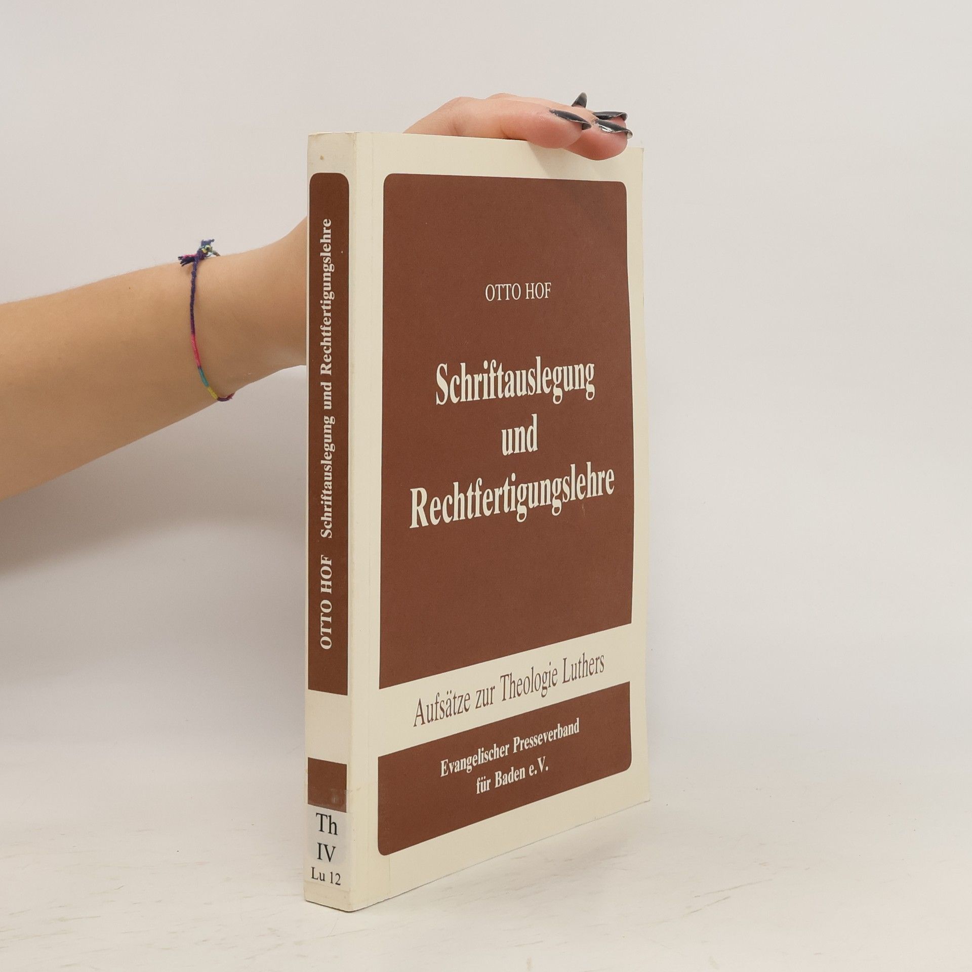 Otto Hof Schriftauslegung und Rechtfertigungslehre
