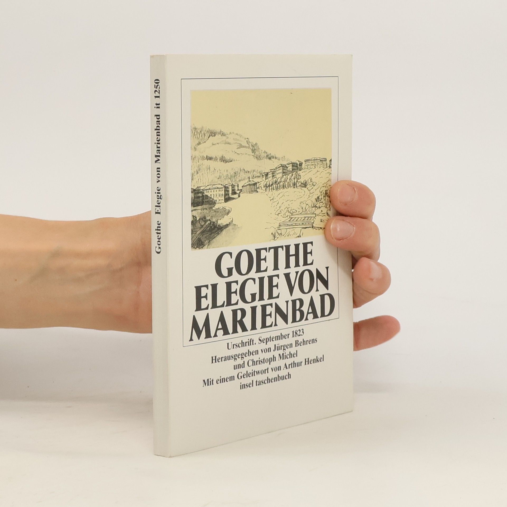 Johann Wolfgang von Goethe Elegie von Marienbad
