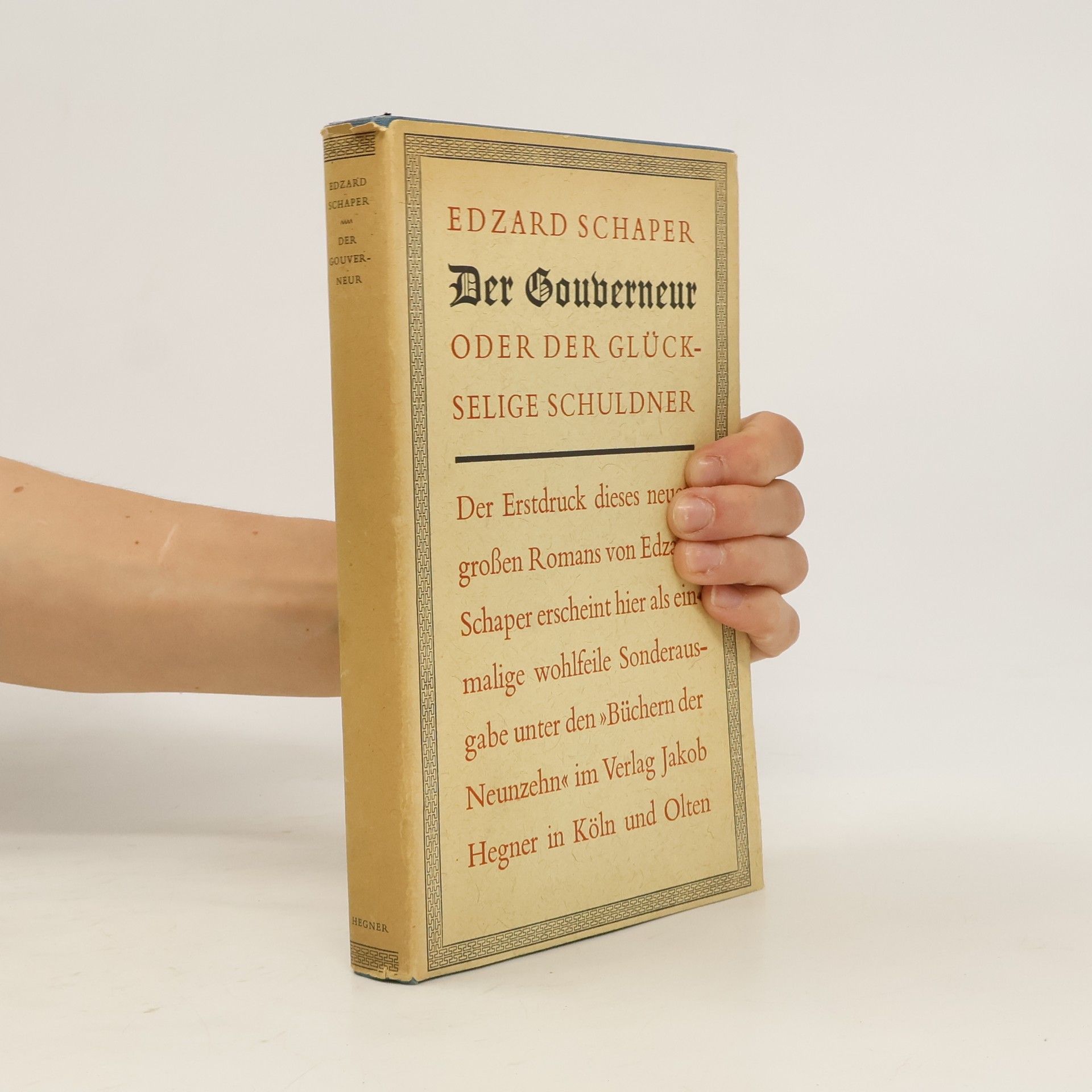 Edzard Schaper Der Gouverneur