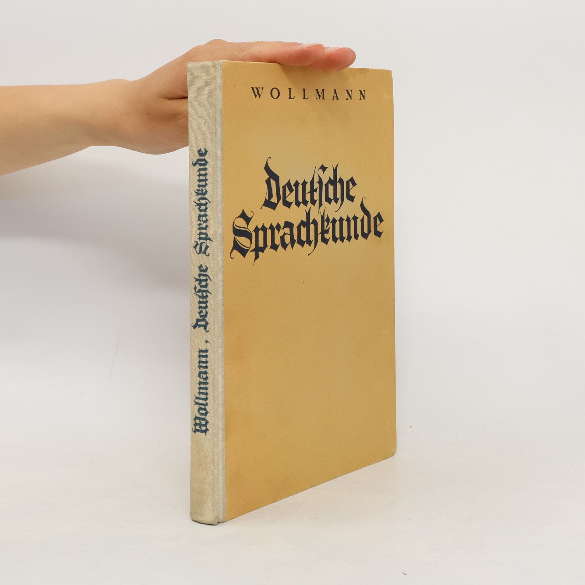 Franz Wollmann Deutsche Sprachkunde