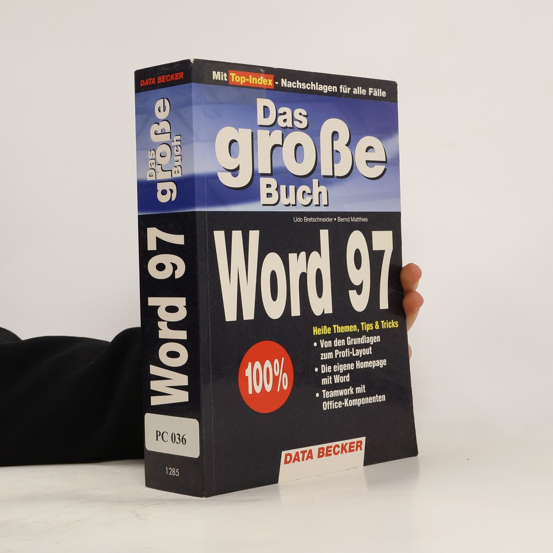 Udo Bretschneider Das grosse Buch Word 97