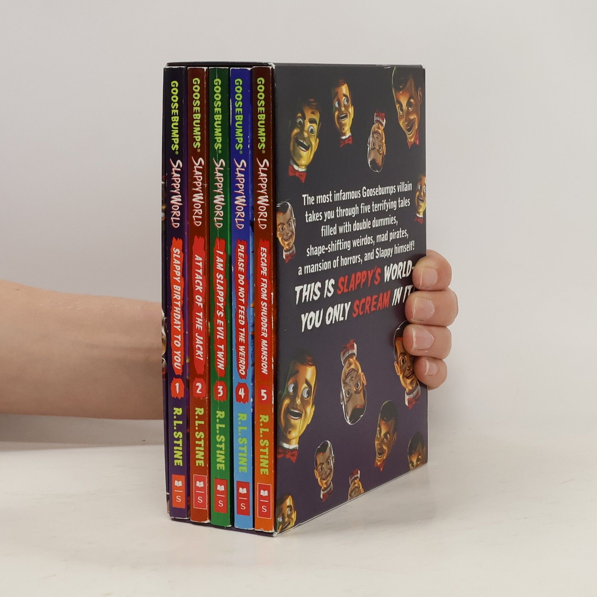 R. L. Stine Goosebumps SlappyWorld Box Set. Books 1-5