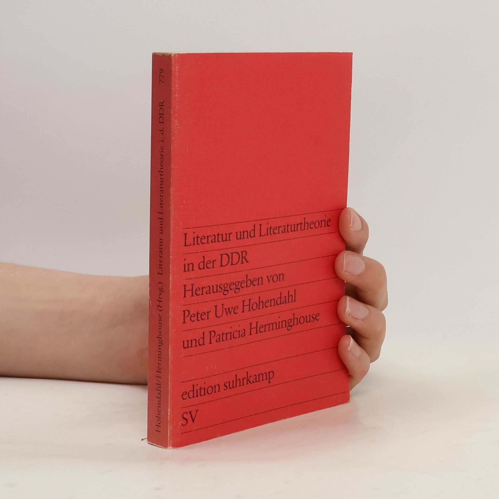 Peter Uwe Hohendahl Literatur und Literaturtheorie in der DDR