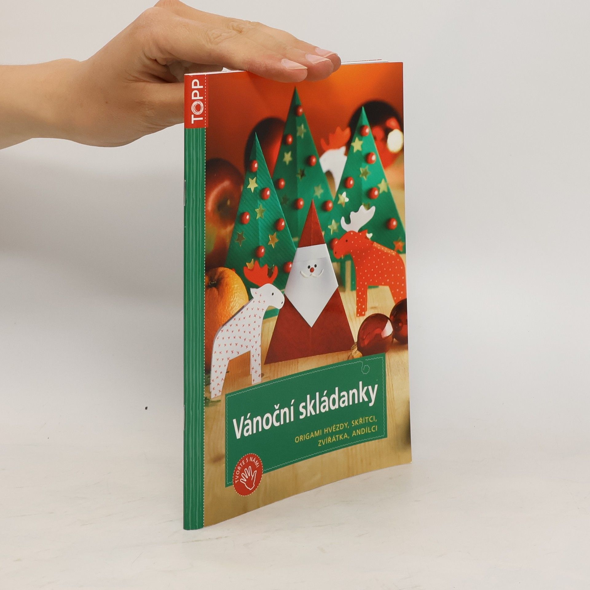 Armin Täubner Vánoční skládanky: origami hvězdy, skřítci, zvířátka, andílci