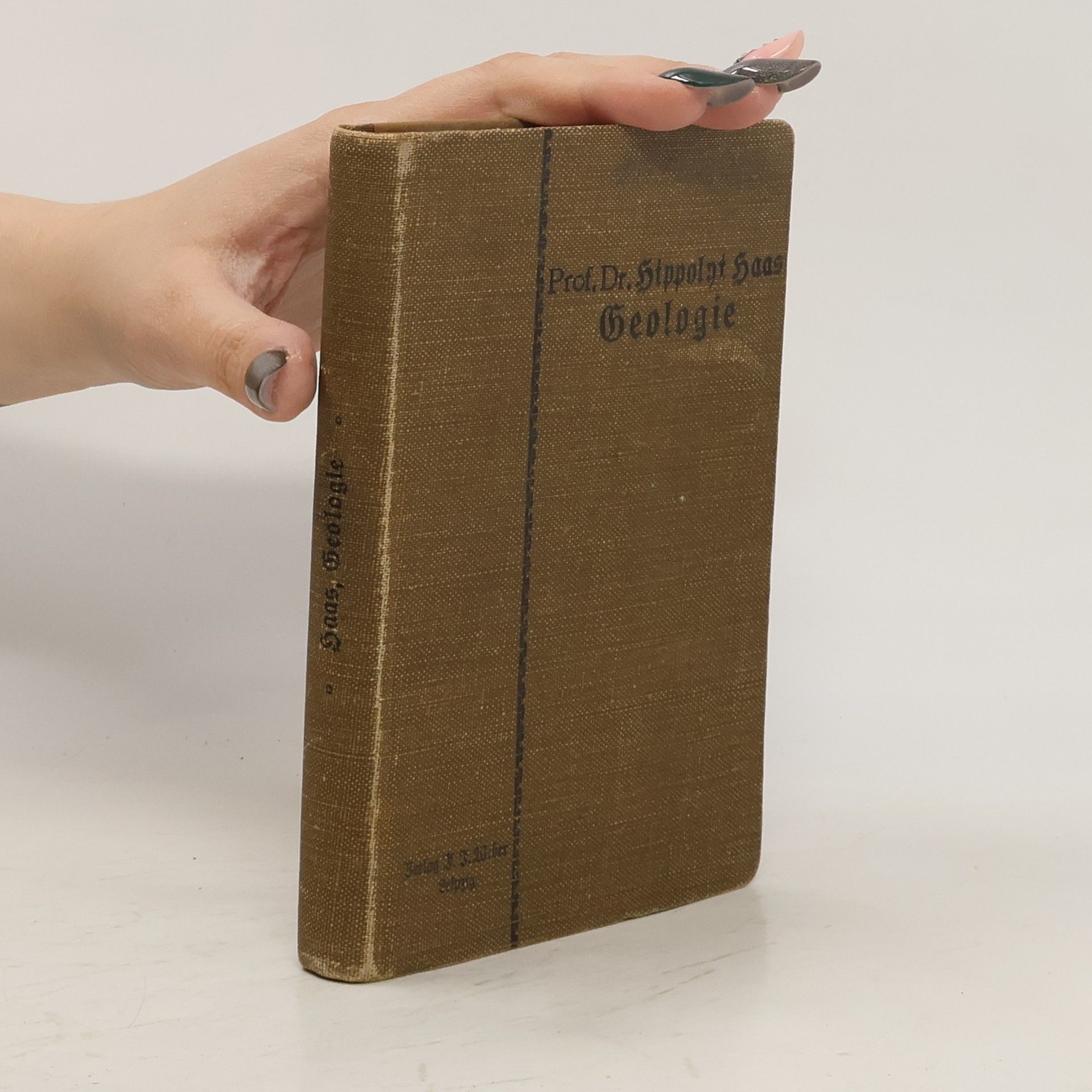 Hippolyt Haas Leitfaden der Geologie