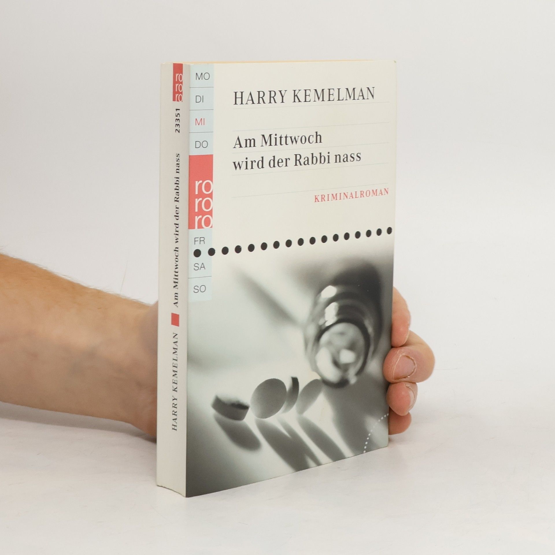 Harry Kemelman Am Mittwoch wird der Rabbi nass