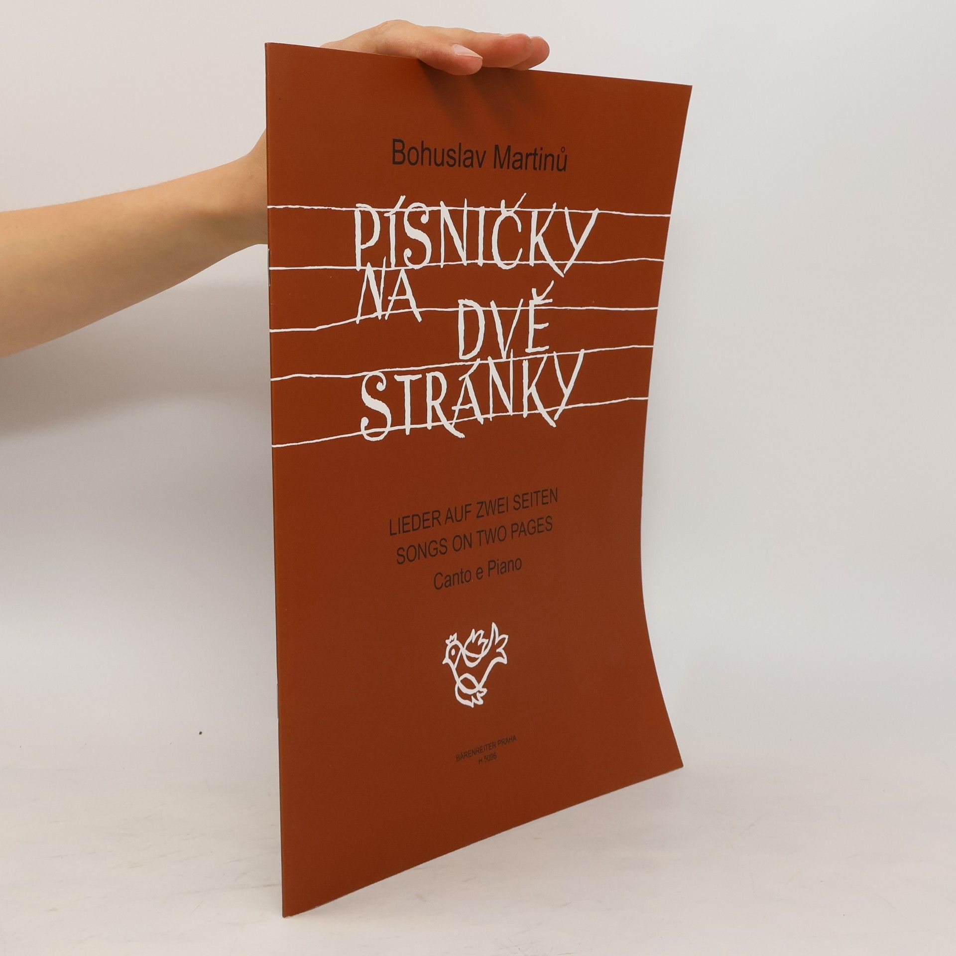Bohuslav Martinů Písničky na dvě stránky