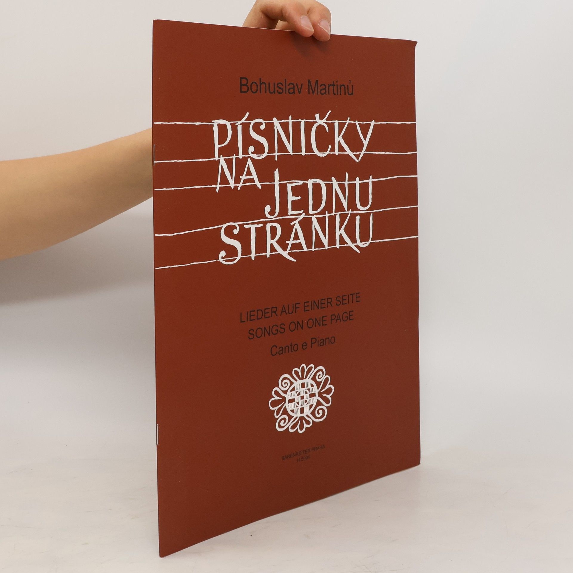 Bärenreiter Praha s.r.o Písničky na jednu stránku