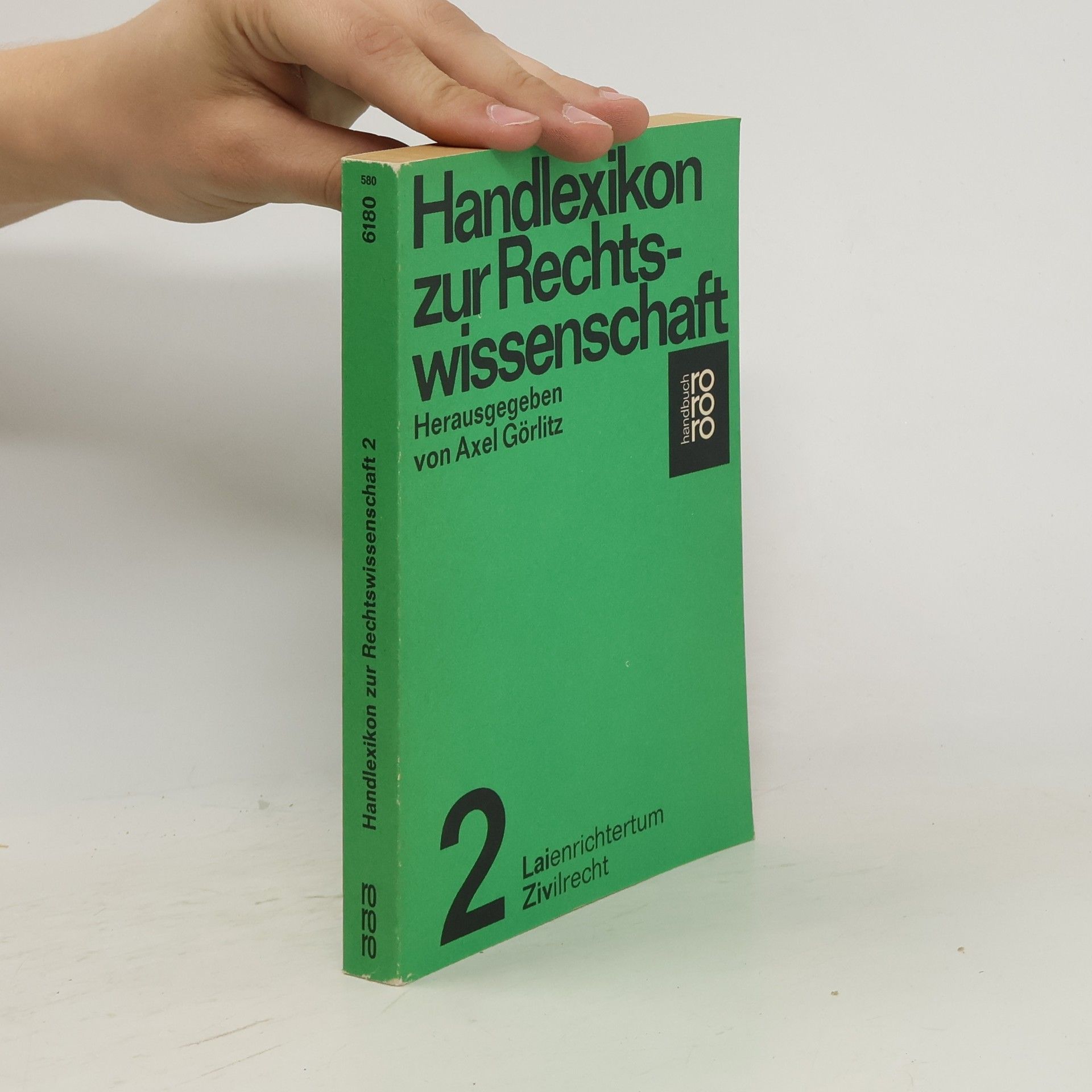 Axel Görlitz Handlexikon zur Rechtswissenschaft 2