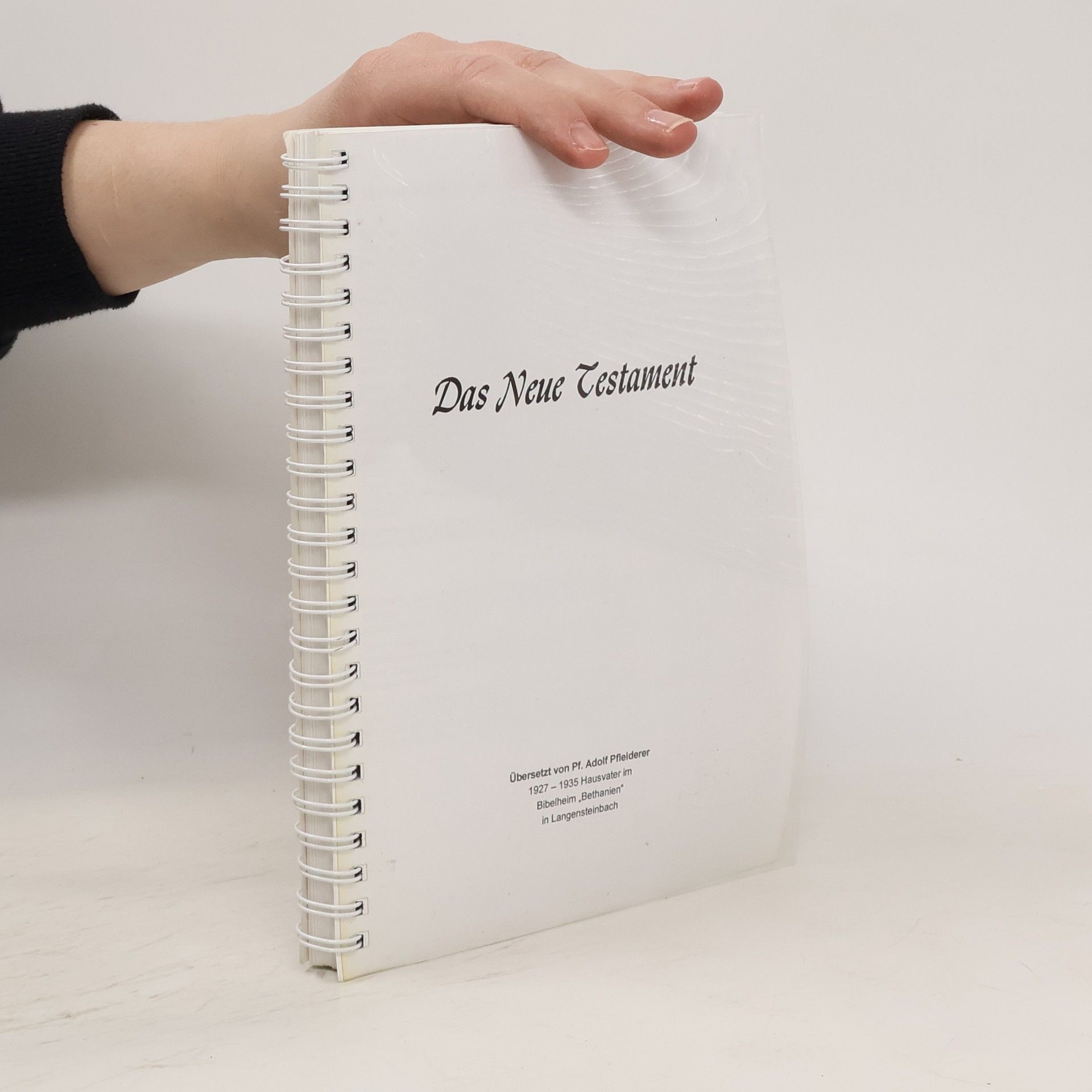 Adolf Pfleiderer Das Neue Testament