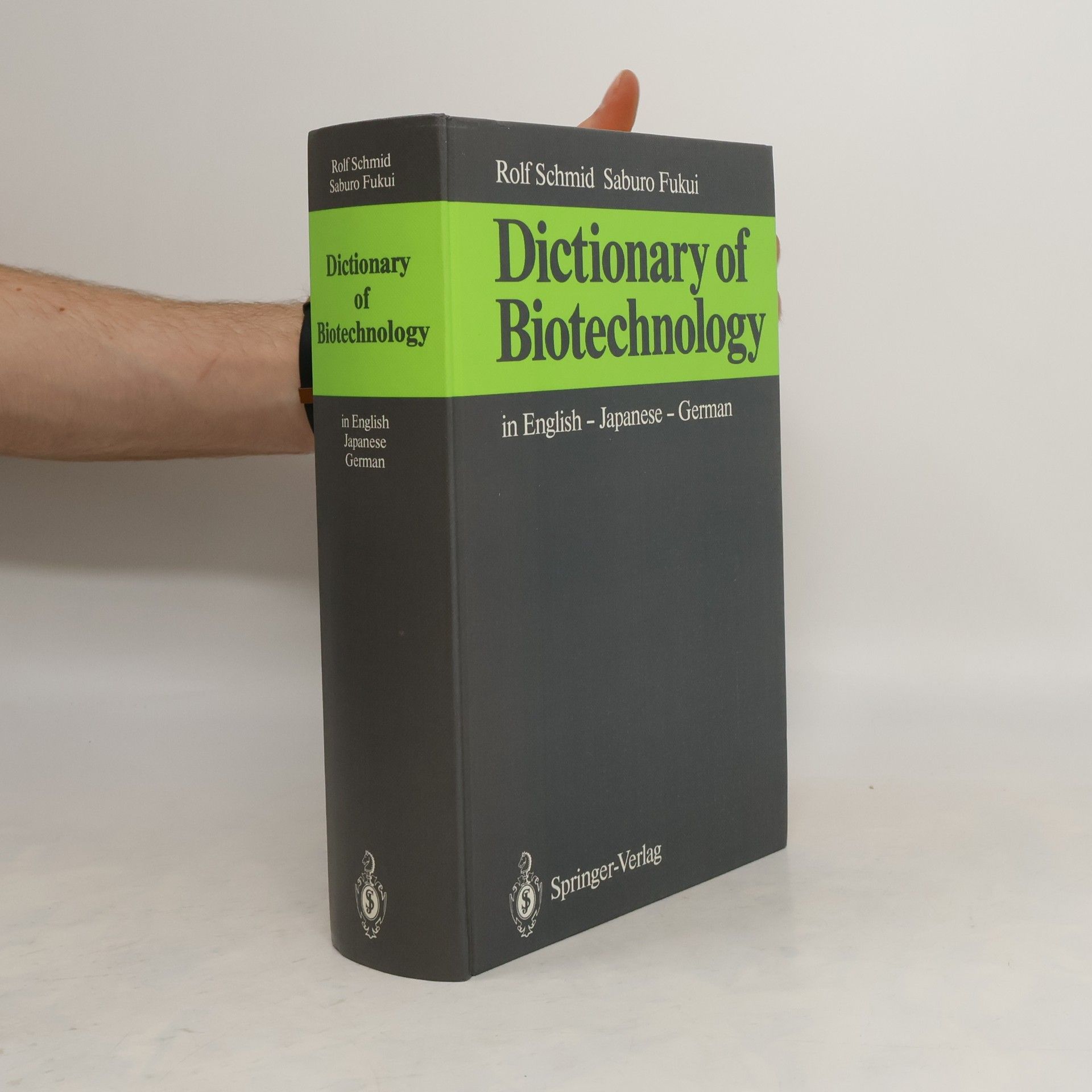 Rolf Schmid Dictionary of Biotechnology in English-Japanese-German