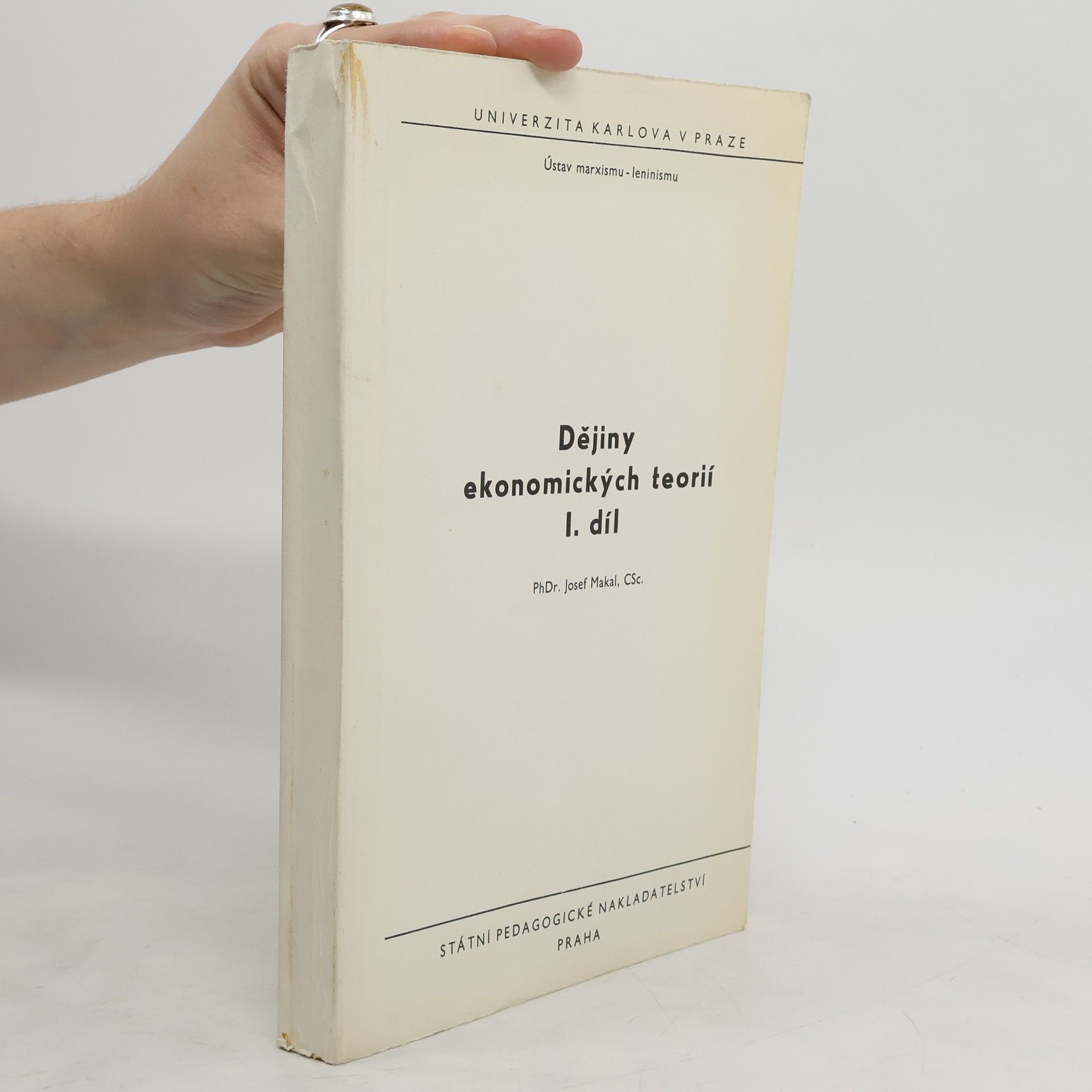 Dějiny ekonomických teorií I. díl