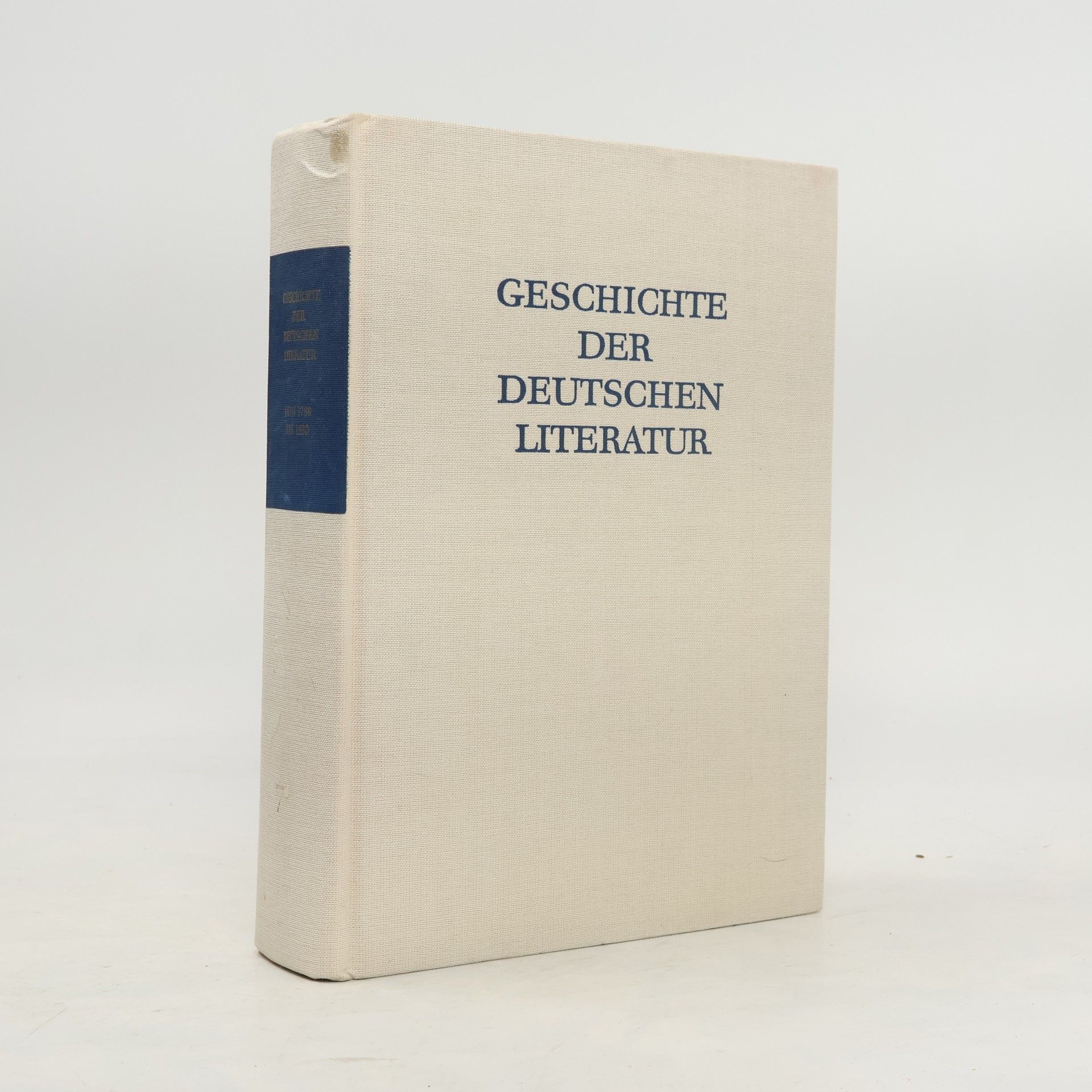 Autores varios Geschichte der Deutschen Literatur 7. Von 1789 bis 1830