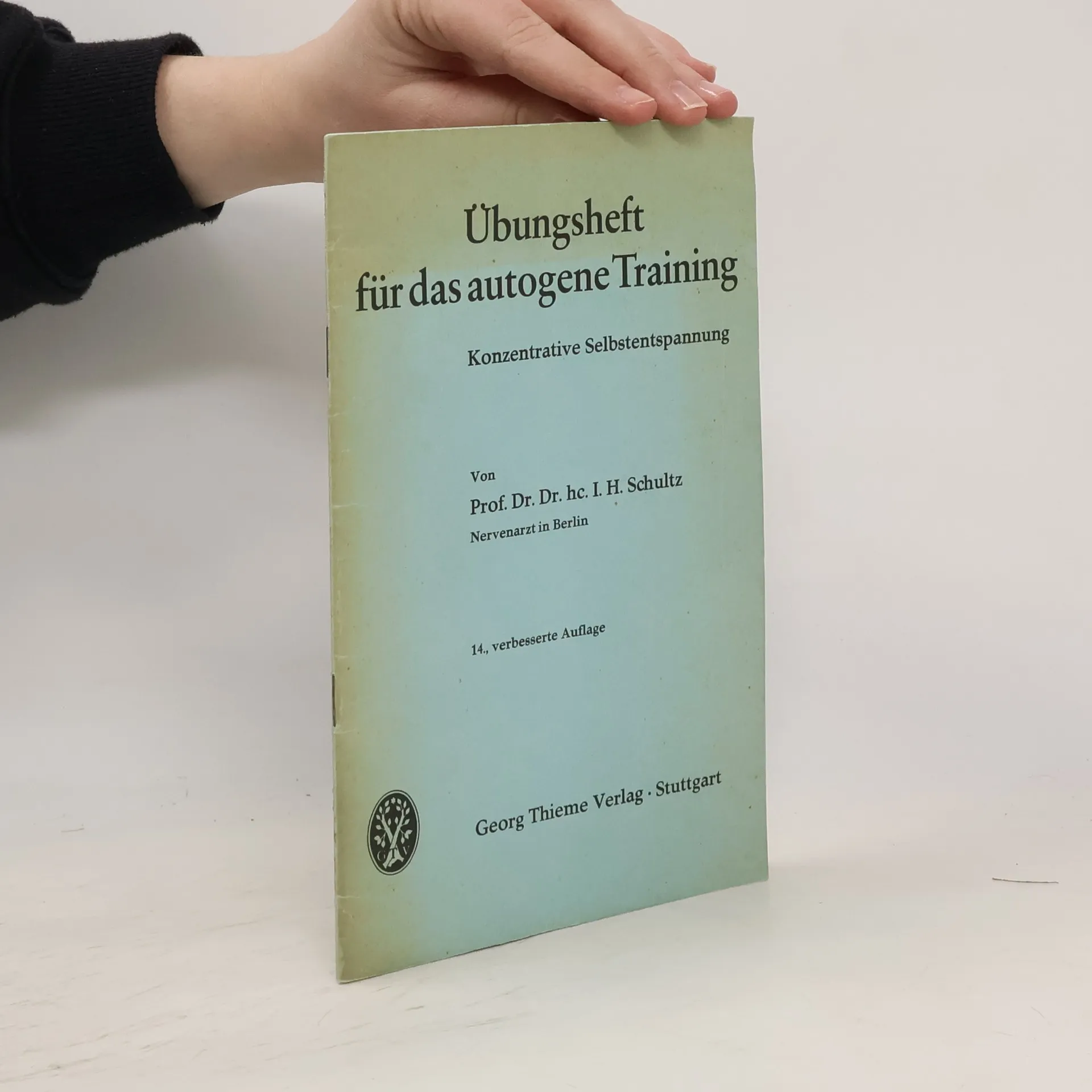 Übungsheft für das Autogene Training | Buch | Paperback | I. H. Schultz