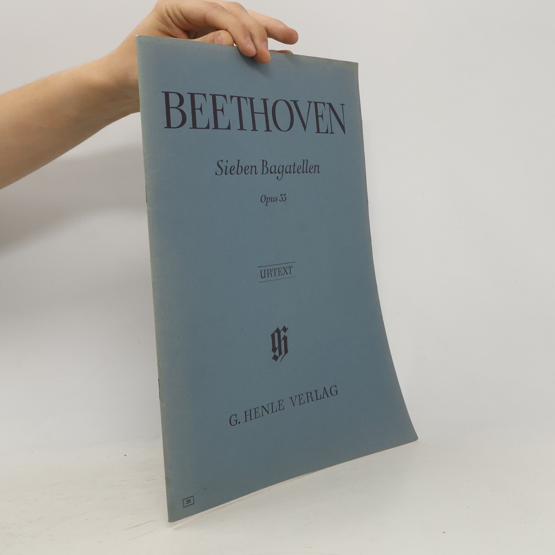 Ludwig van Beethoven Sieben Bagatellen. Opus 33