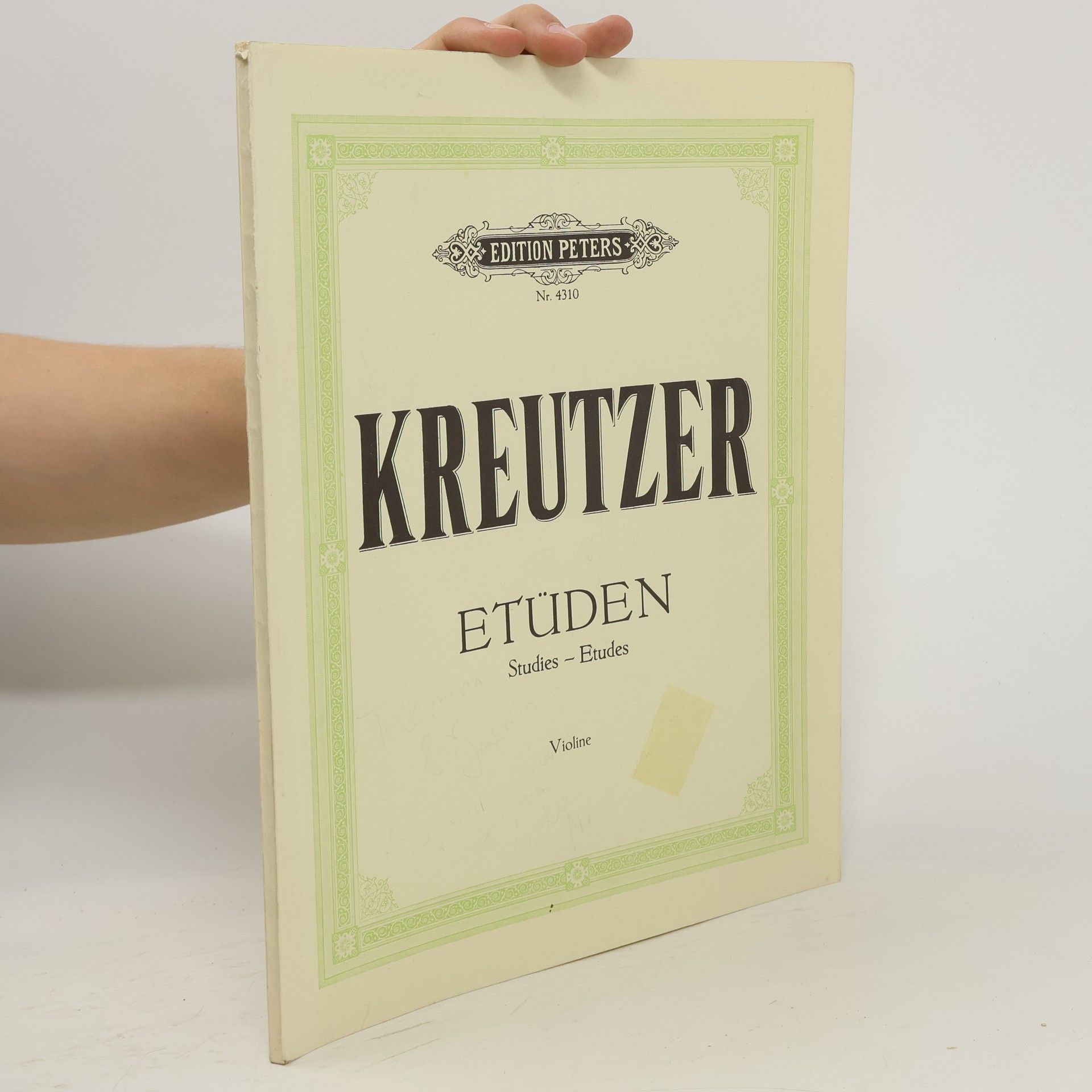 Rodolphe Kreutzer 42 studies or caprices for the violin