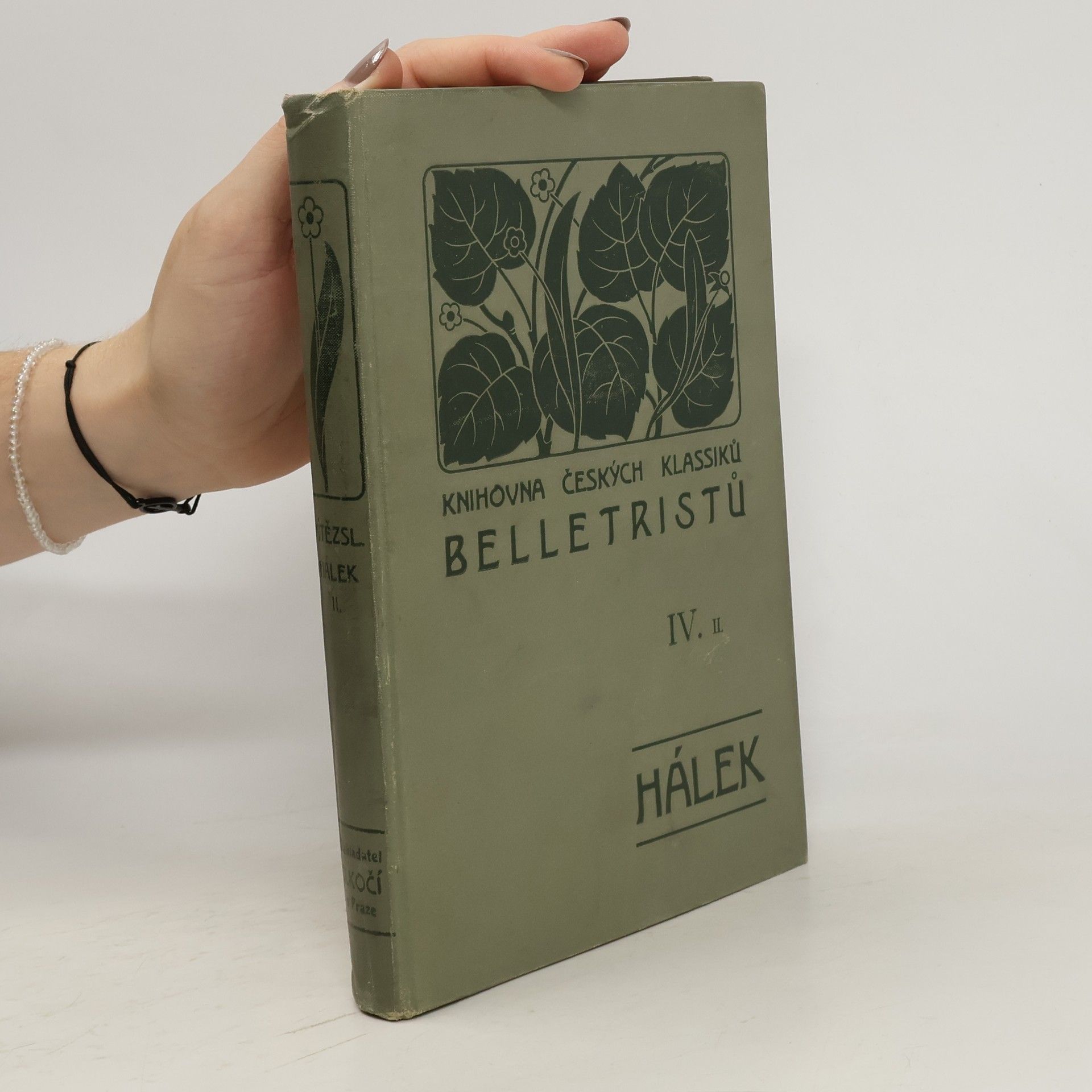 Vítězslav Hálek Knihovna českých klassiků belletristů IV.