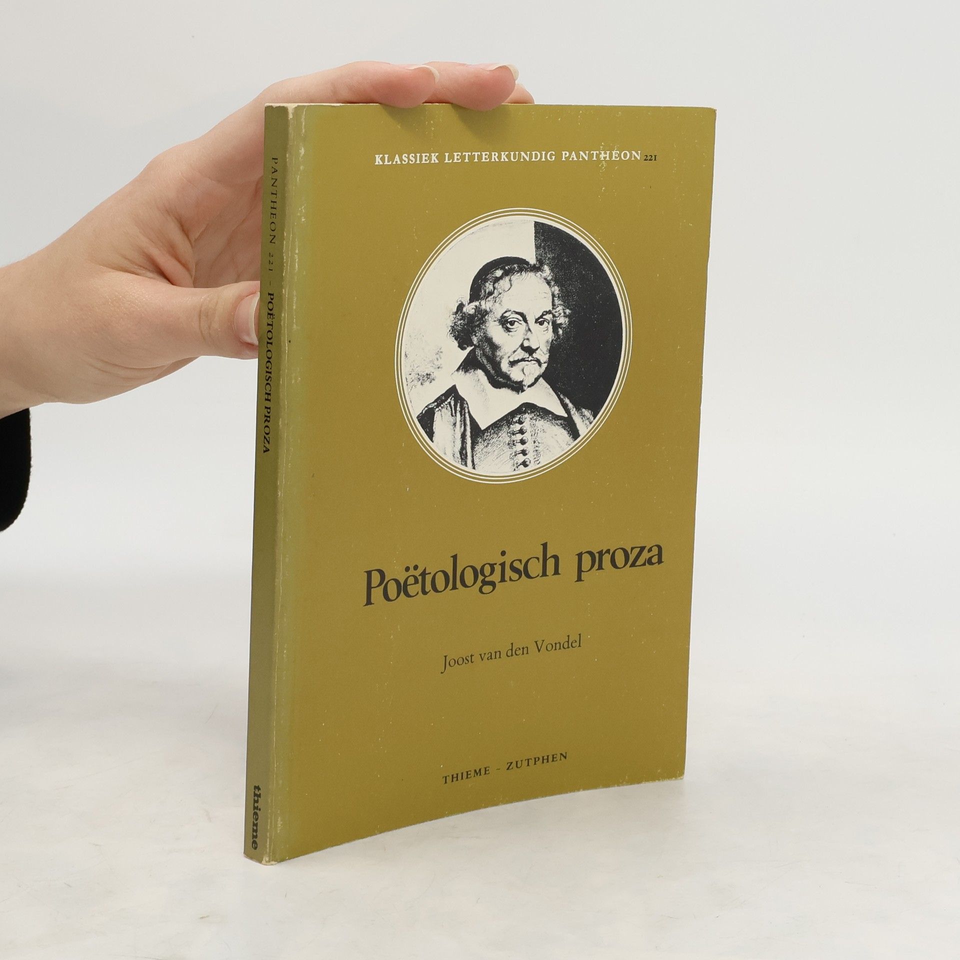 Joost van den Vondel Poëtologisch proza