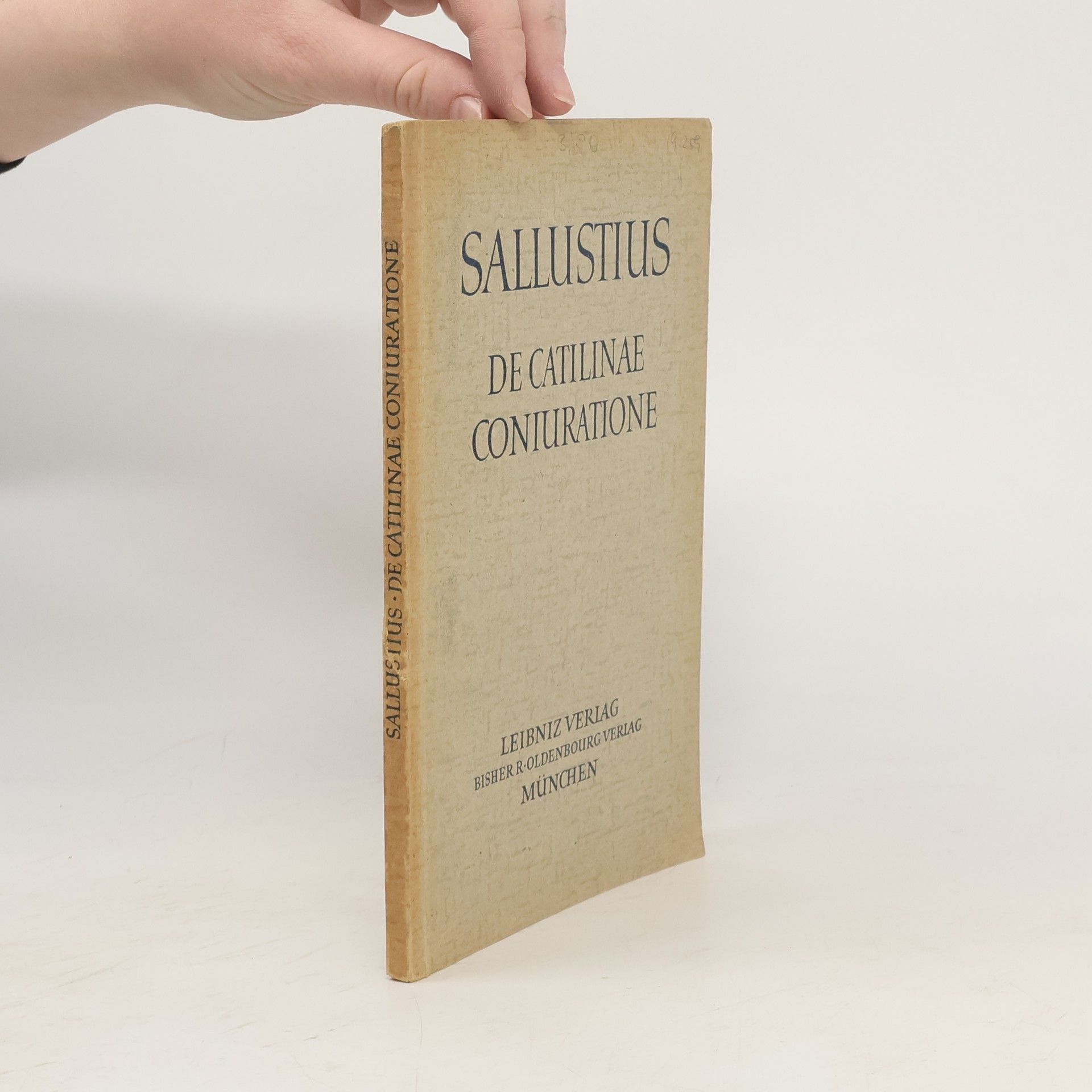 Gaius Sallustius Crispus De Catilinae Coniuratione Die Verschwörung des Catilina