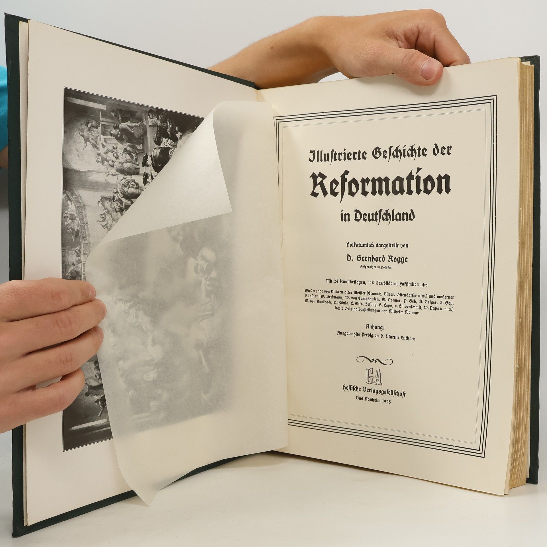 Berhard Rogge Illustrierte Geschichte der Reformation in Deutschland