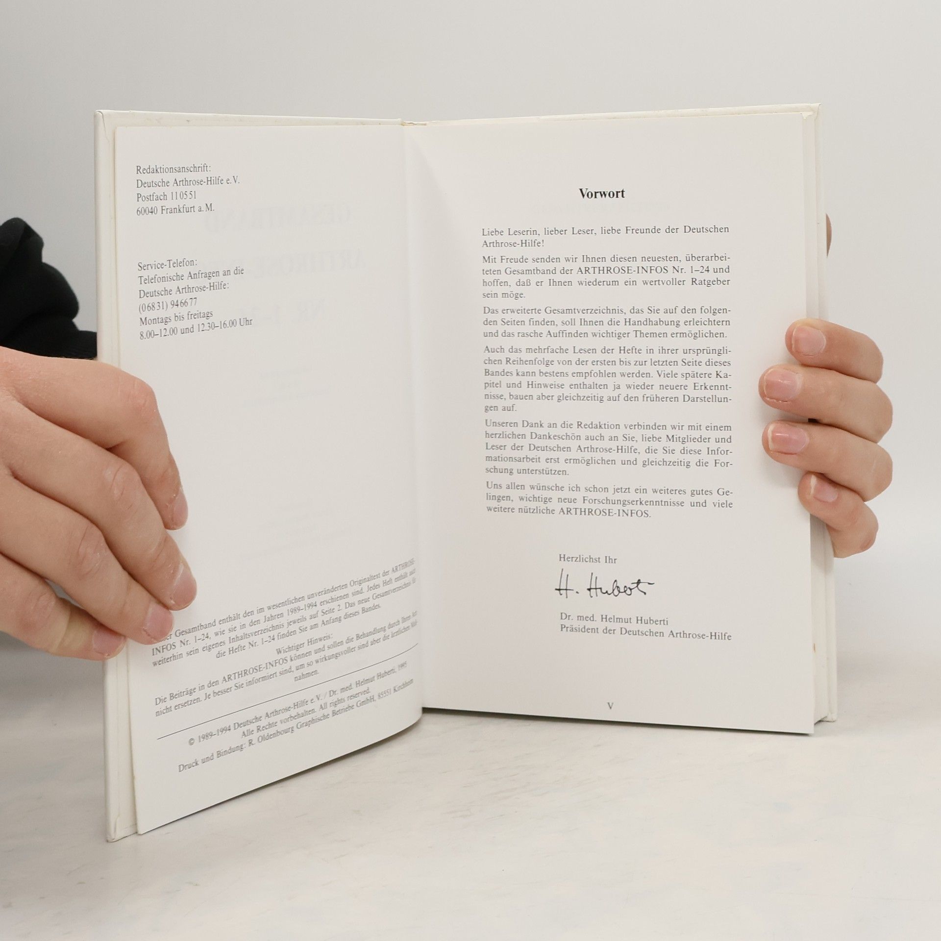 Autorenkollektiv Arthrose Info 1-24