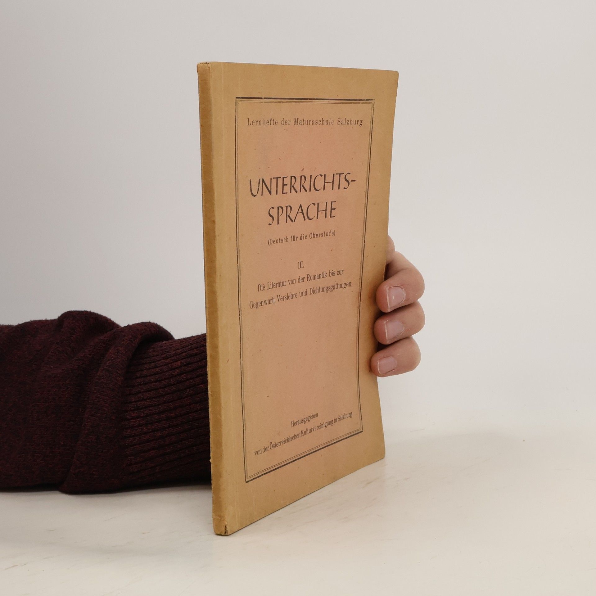 Collectif d'auteurs Unterrichtssprache III