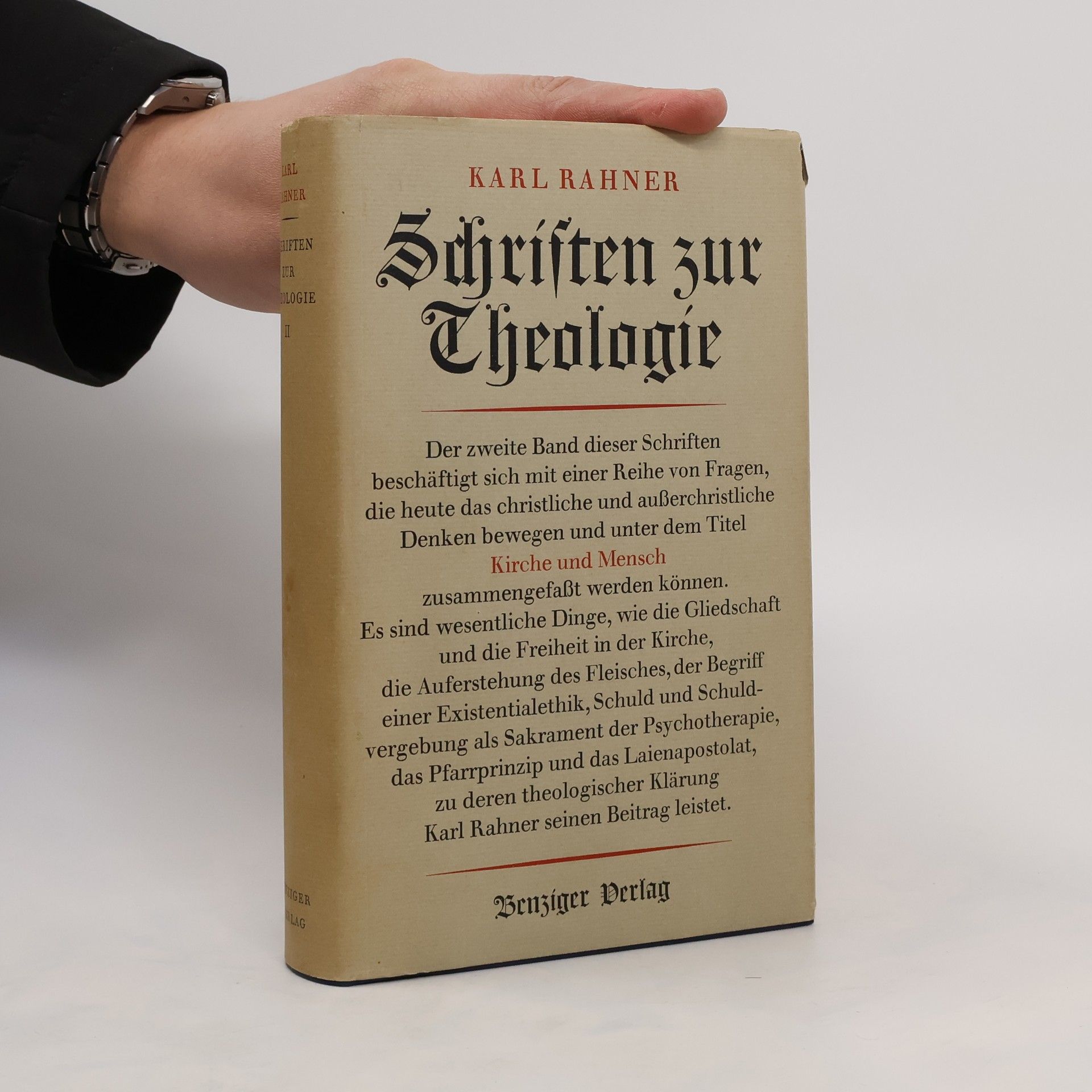 Karl Rahner Schriften zur Theologie I