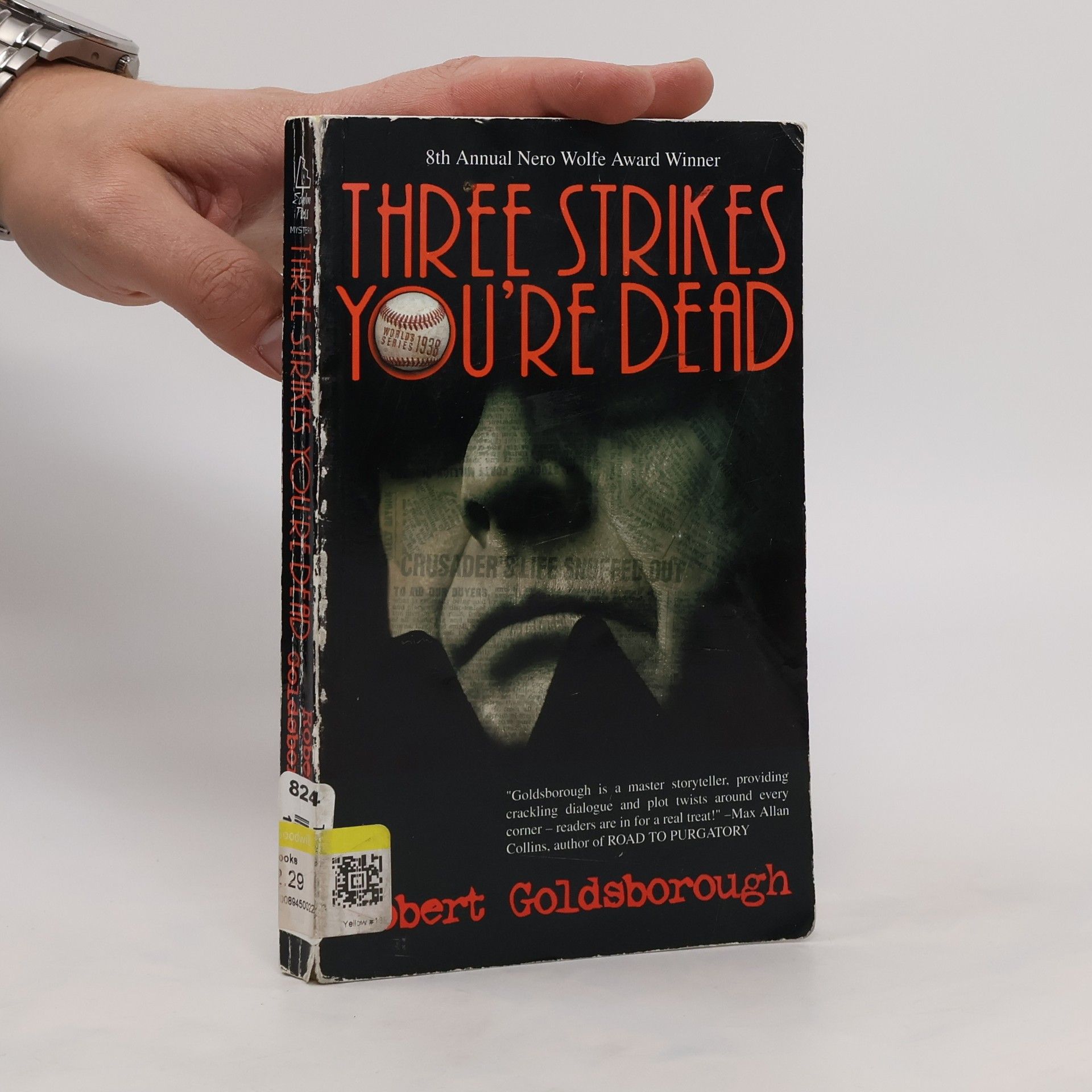 Robert Goldsborough Three Strikes You're Dead