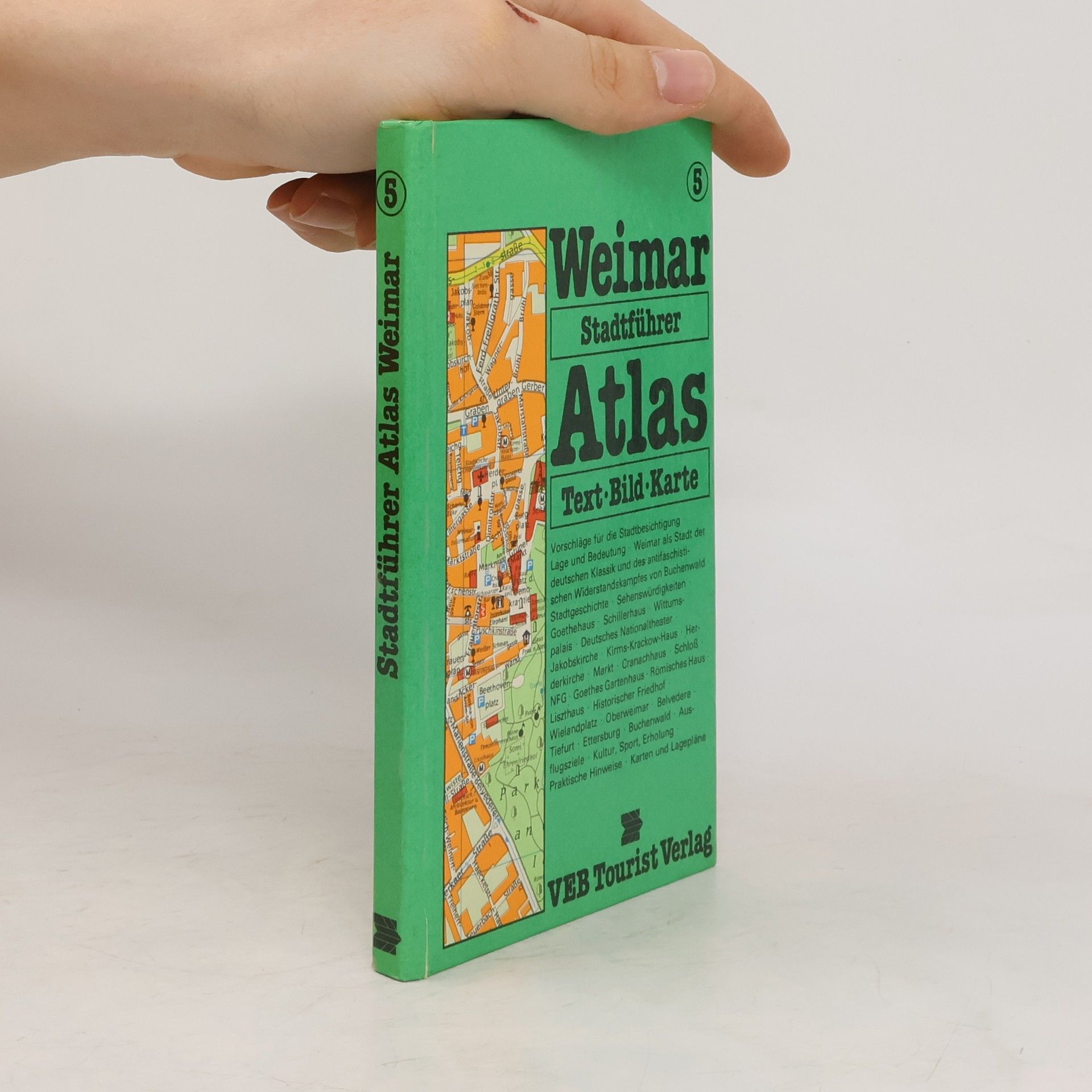 Karl Czok Leipzig Stadtführer Atlas Text, Bild, Karte