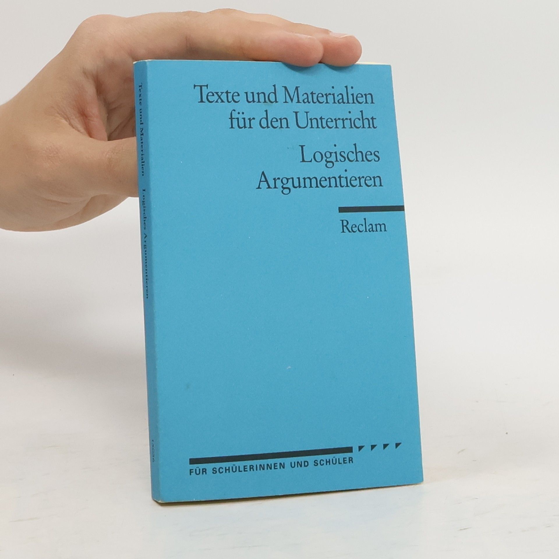 Wolfgang Weimer Logisches Argumentieren
