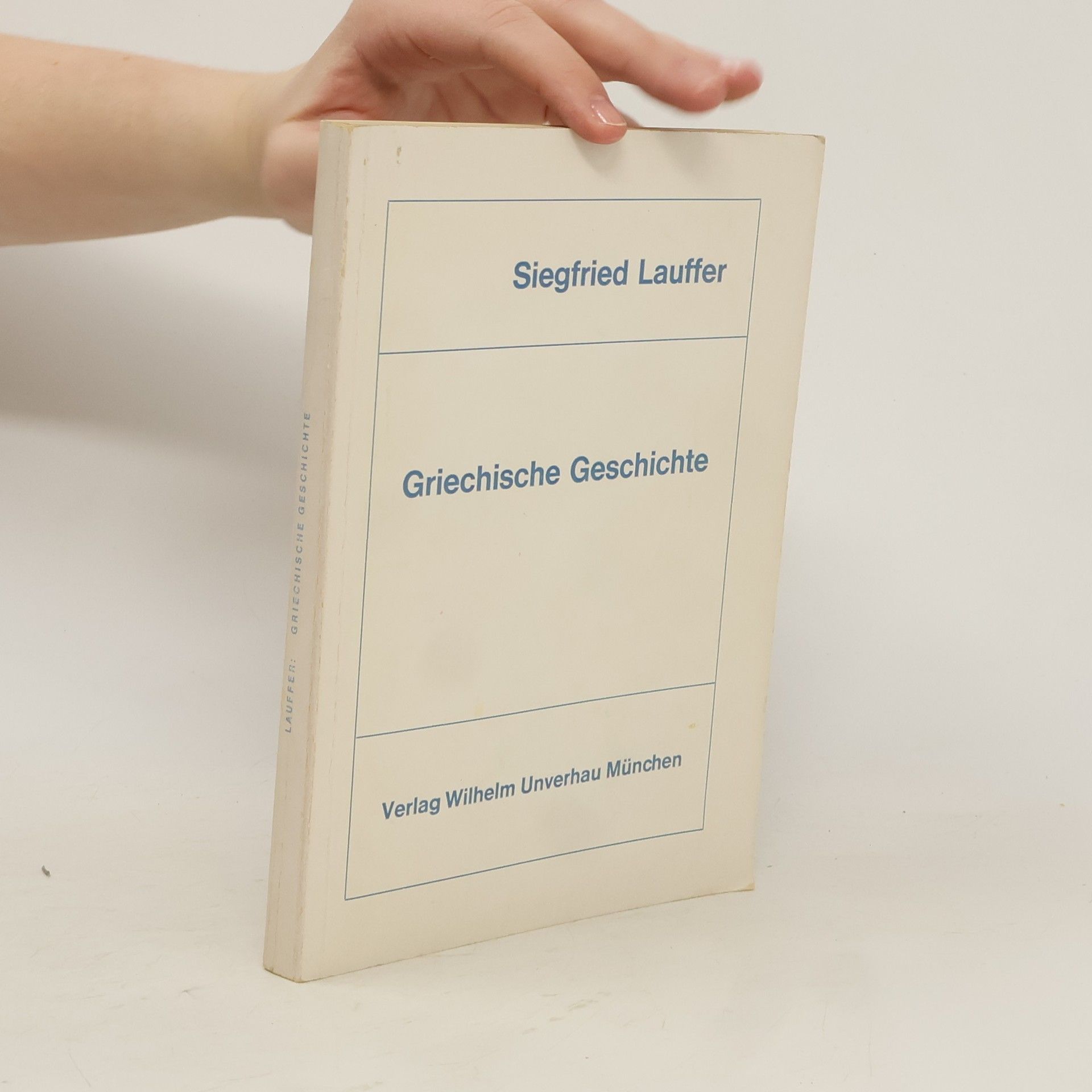 Siegfried Lauffer Griechische Geschichte