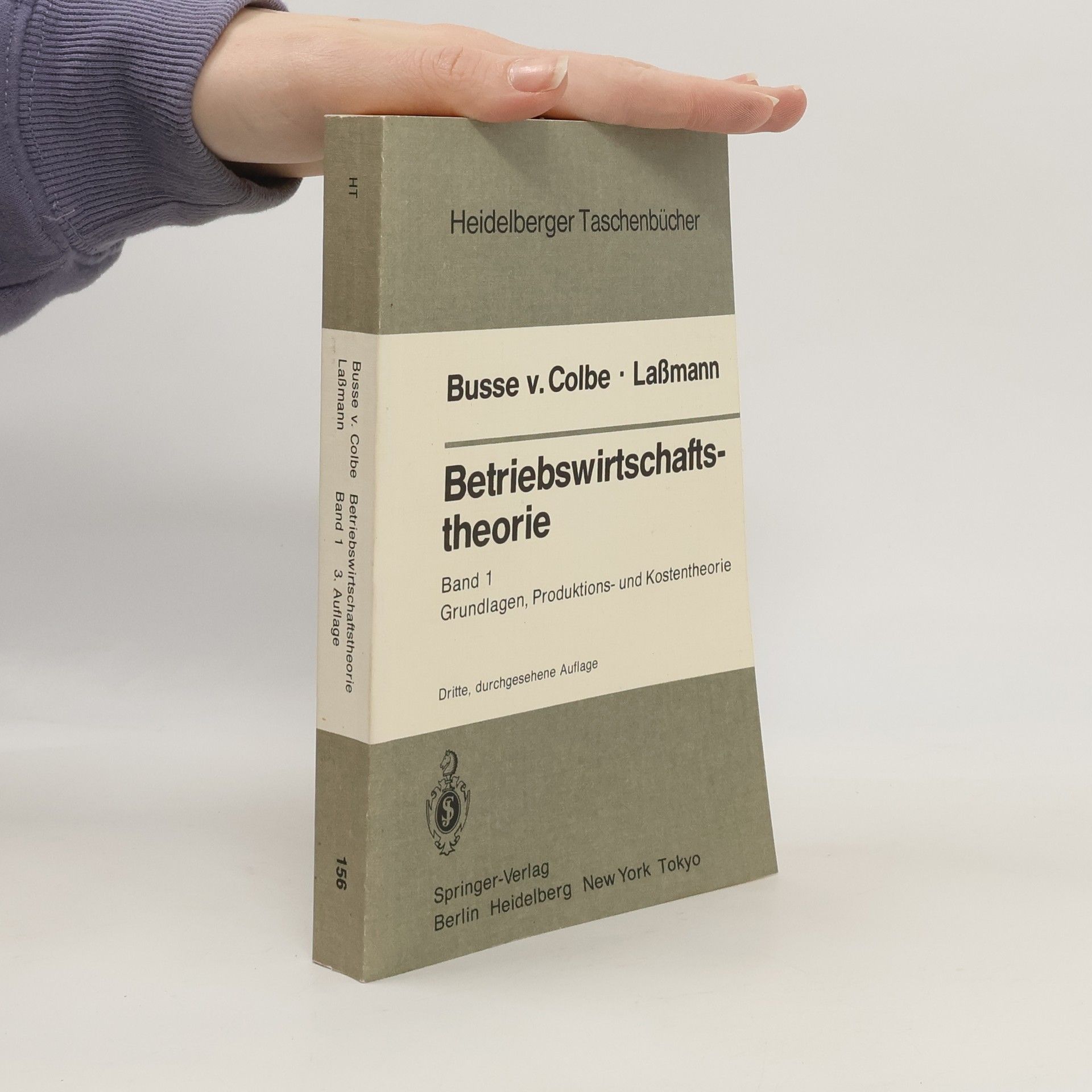 AA.VV. Betriebswirtschaftstheorie. Band 1