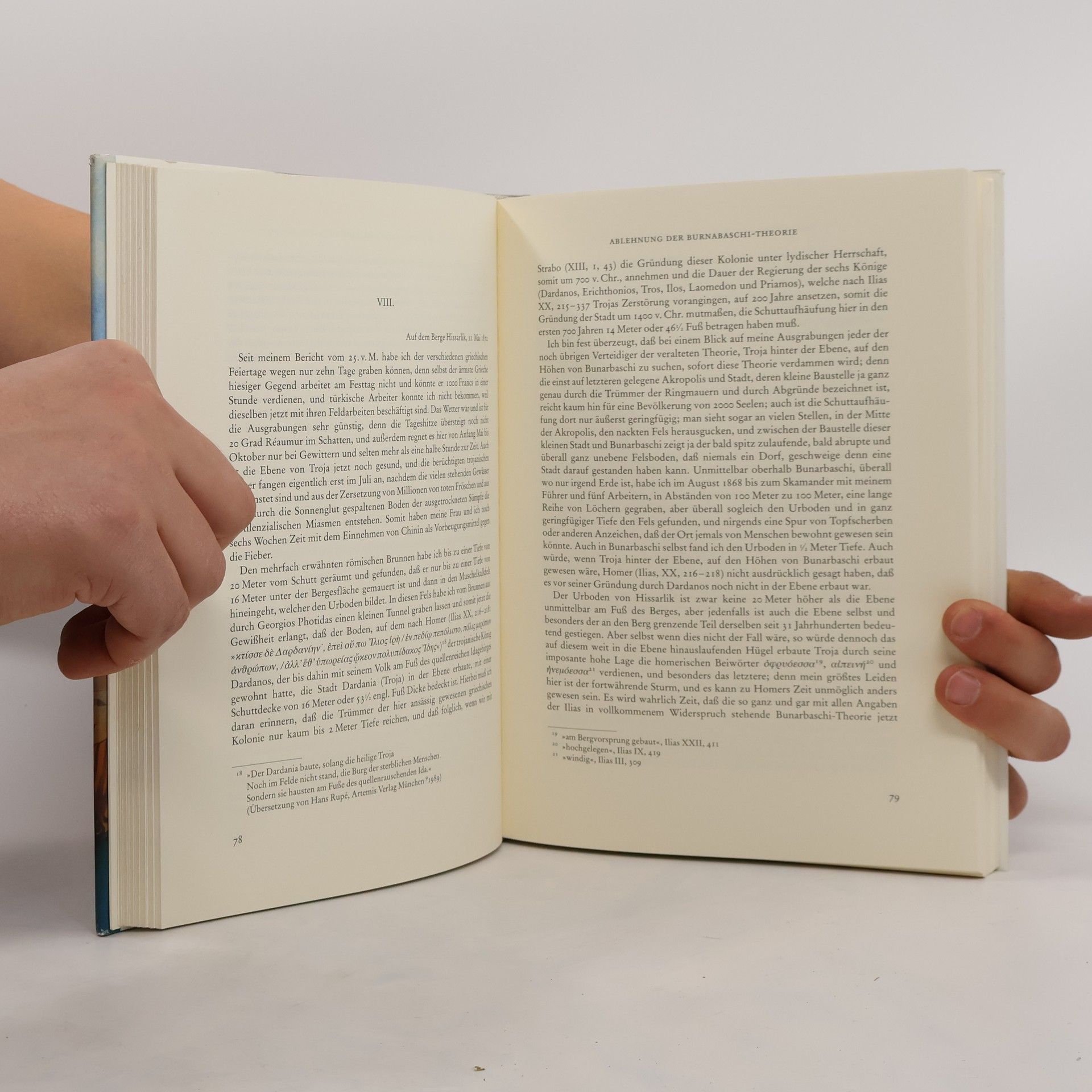 Heinrich Schliemann Bericht über die Ausgrabungen in Troja in den Jahren 1871 bis 1873
