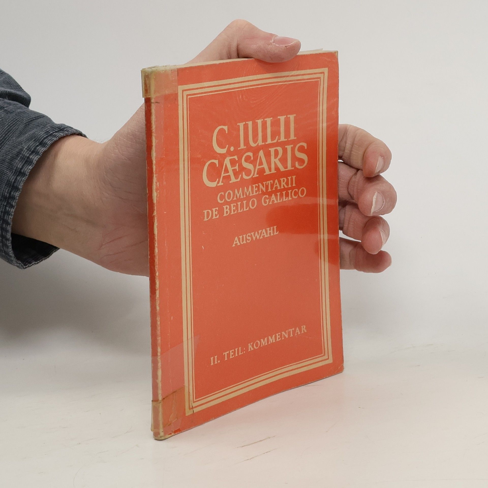 Johann Sofer C. Julii Caesaris commentarii de bello Gallico. Auswahl