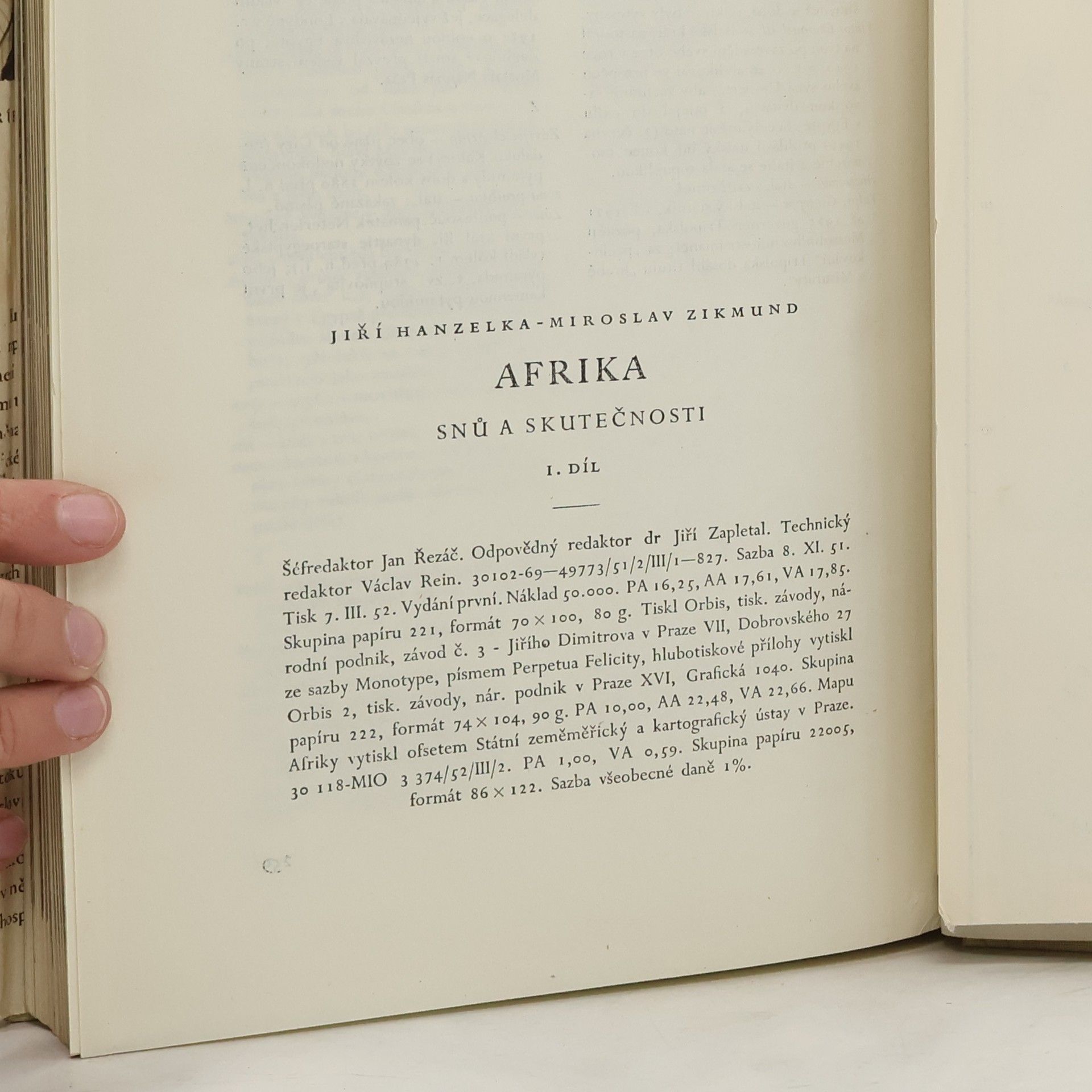 Jiří Hanzelka Afrika snů a skutečnosti 1