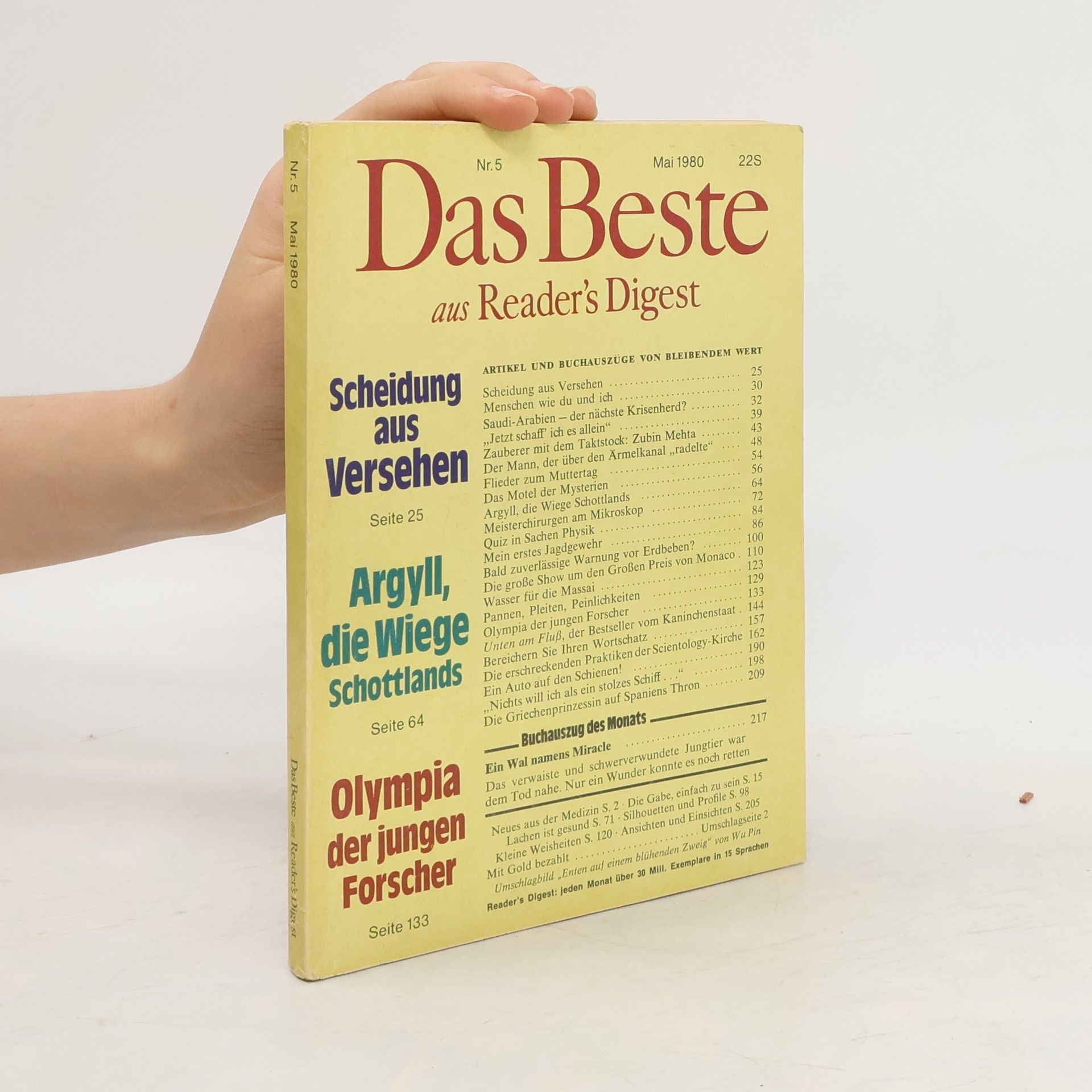 Collectif d'auteurs Das Beste aus Reader's Digest 5/1980