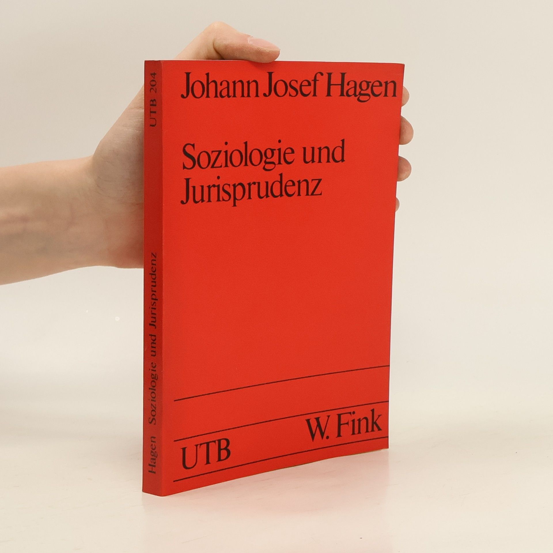 Johann Josef Hagen Soziologie und Jurisprudenz