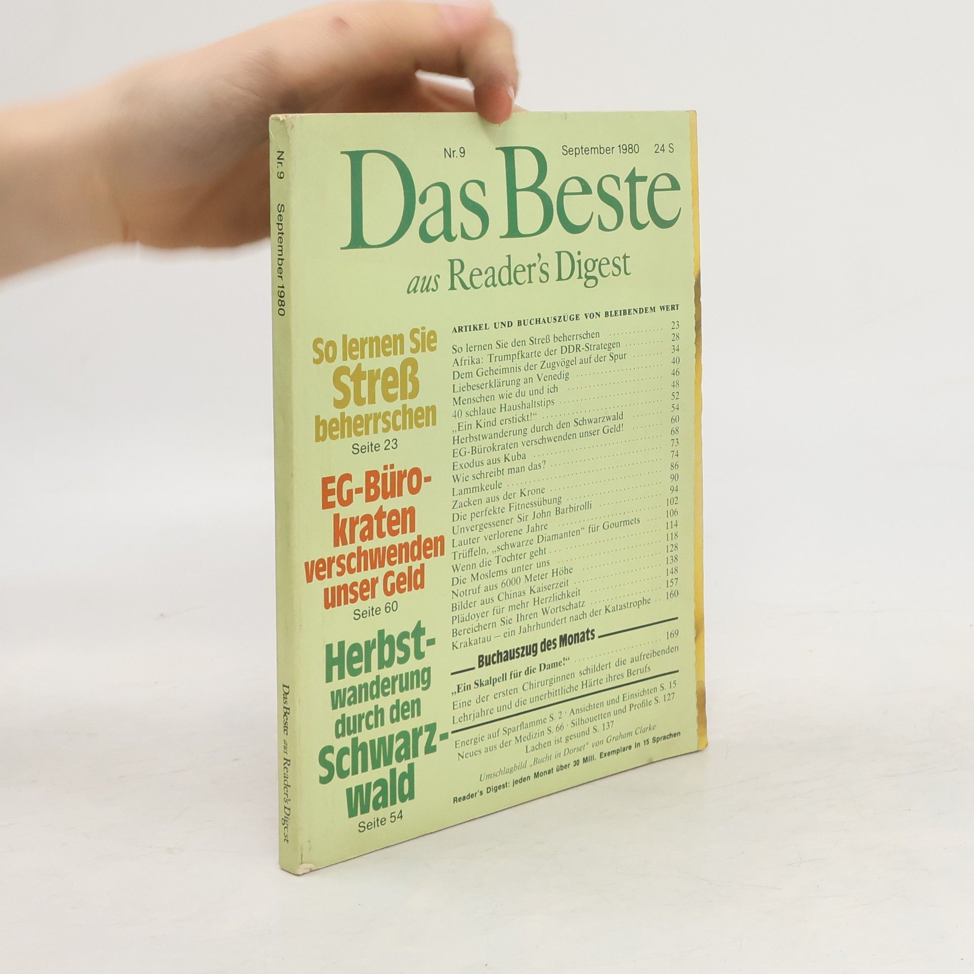 Autorenkollektiv Das Beste aus Reader´s Digest 9/1980