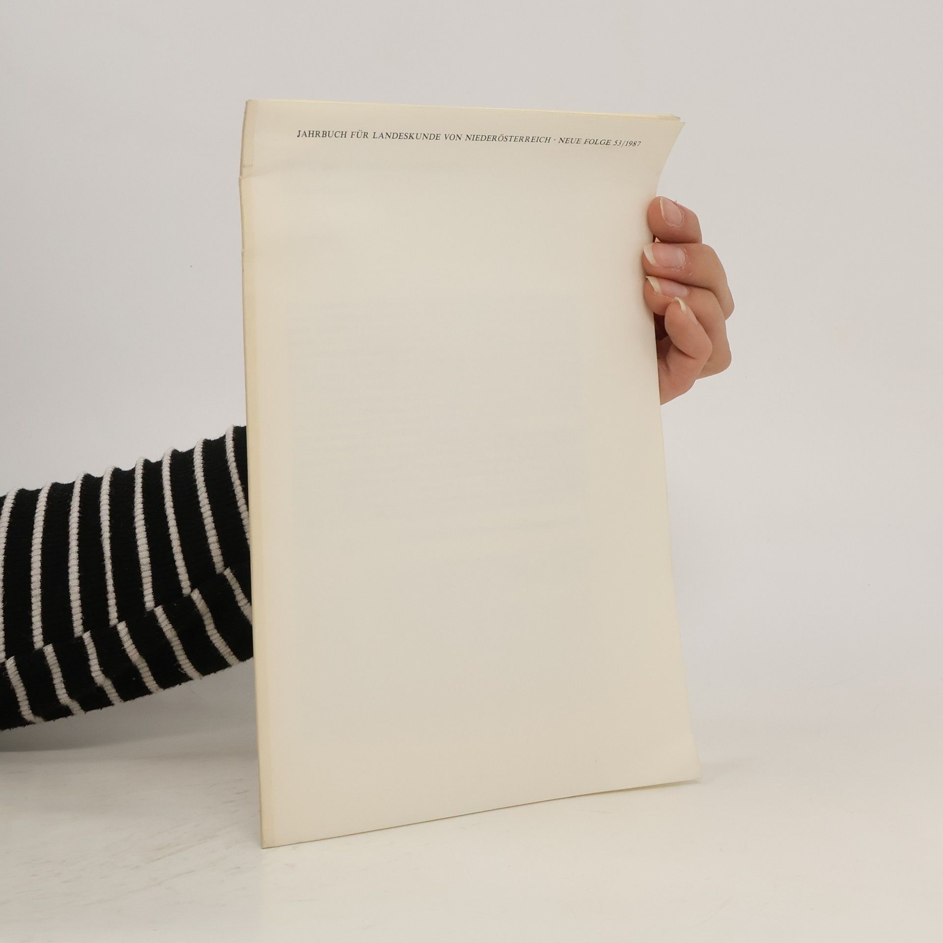 Collectif d'auteurs Jahrbuch für Landeskunde von Niederösterreich 53 (1987)