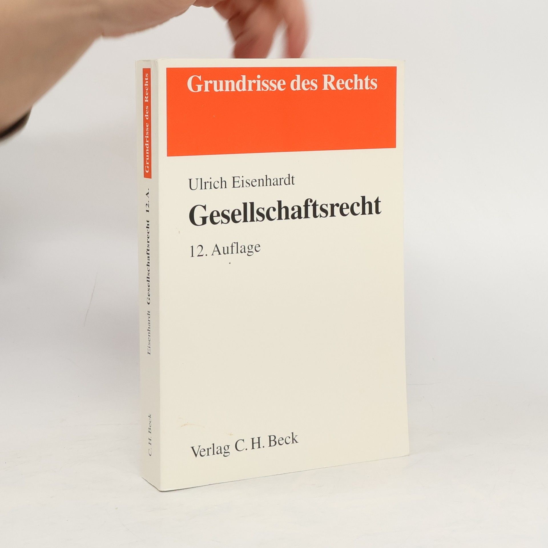 Ulrich Eisenhardt Gesellschaftsrecht